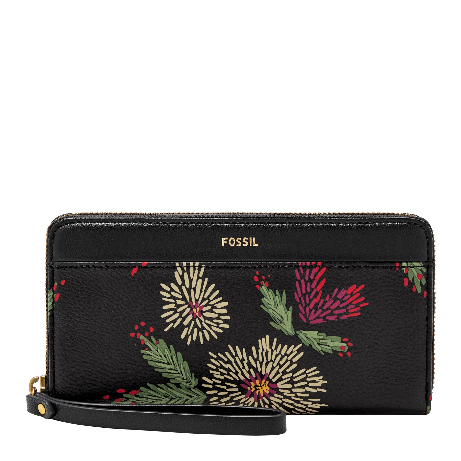 Fossil Women's Jori Printed PVC Zip Clutch 7186410340412