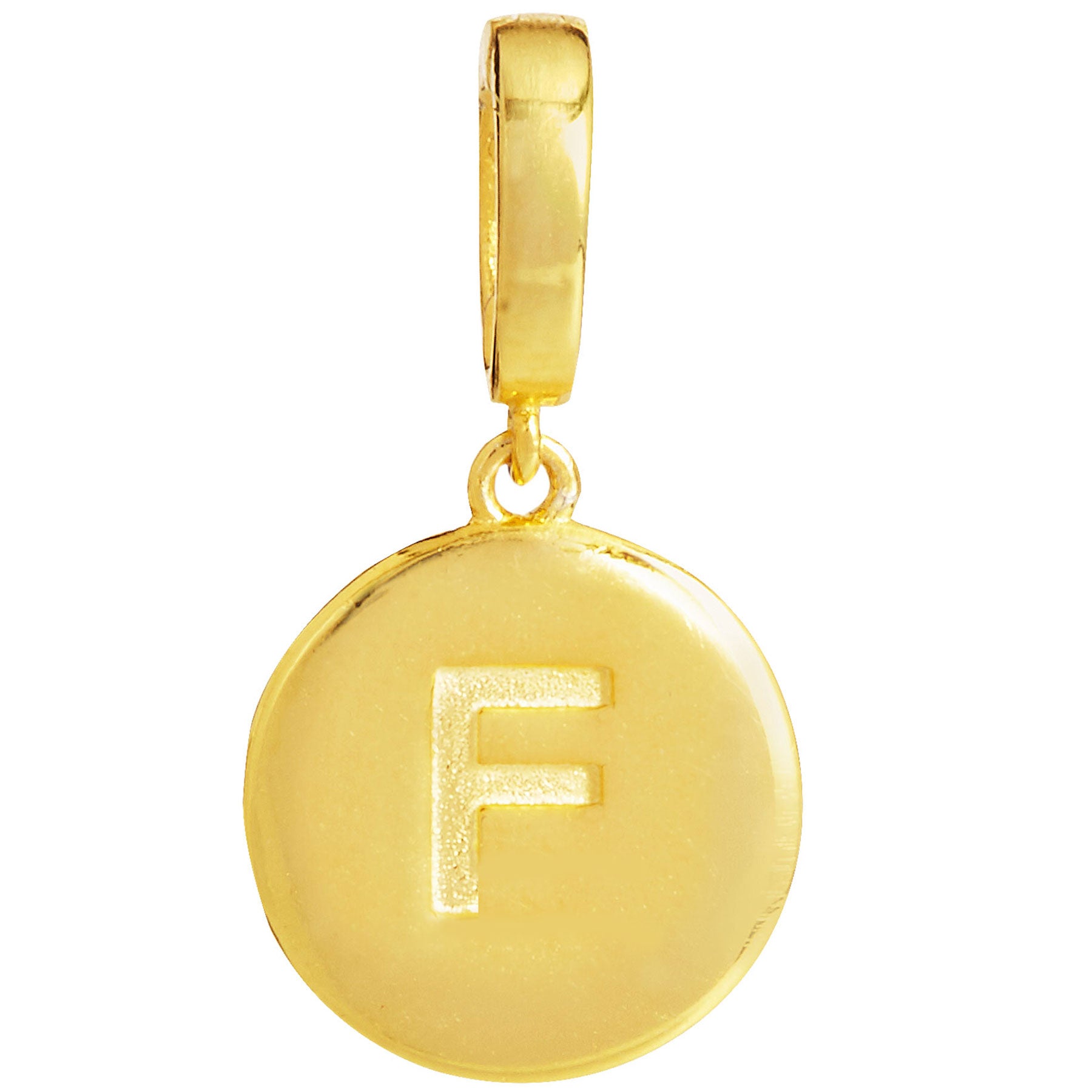 18K GOLD PLATED STERLING SILVER INITIAL PENDANT NECKLACE 7731385794620