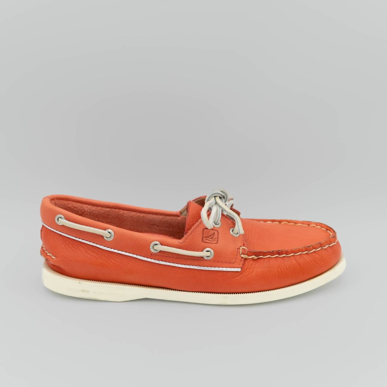 Top-Sider Women's Leather Boat Shoes In Orange