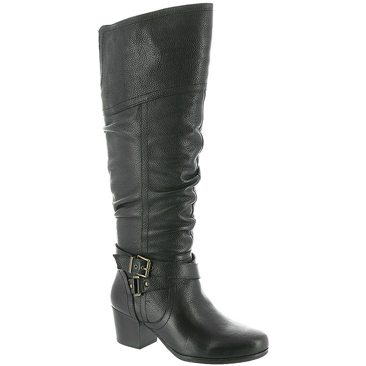 Dakota Leather Knee-High Riding Boots