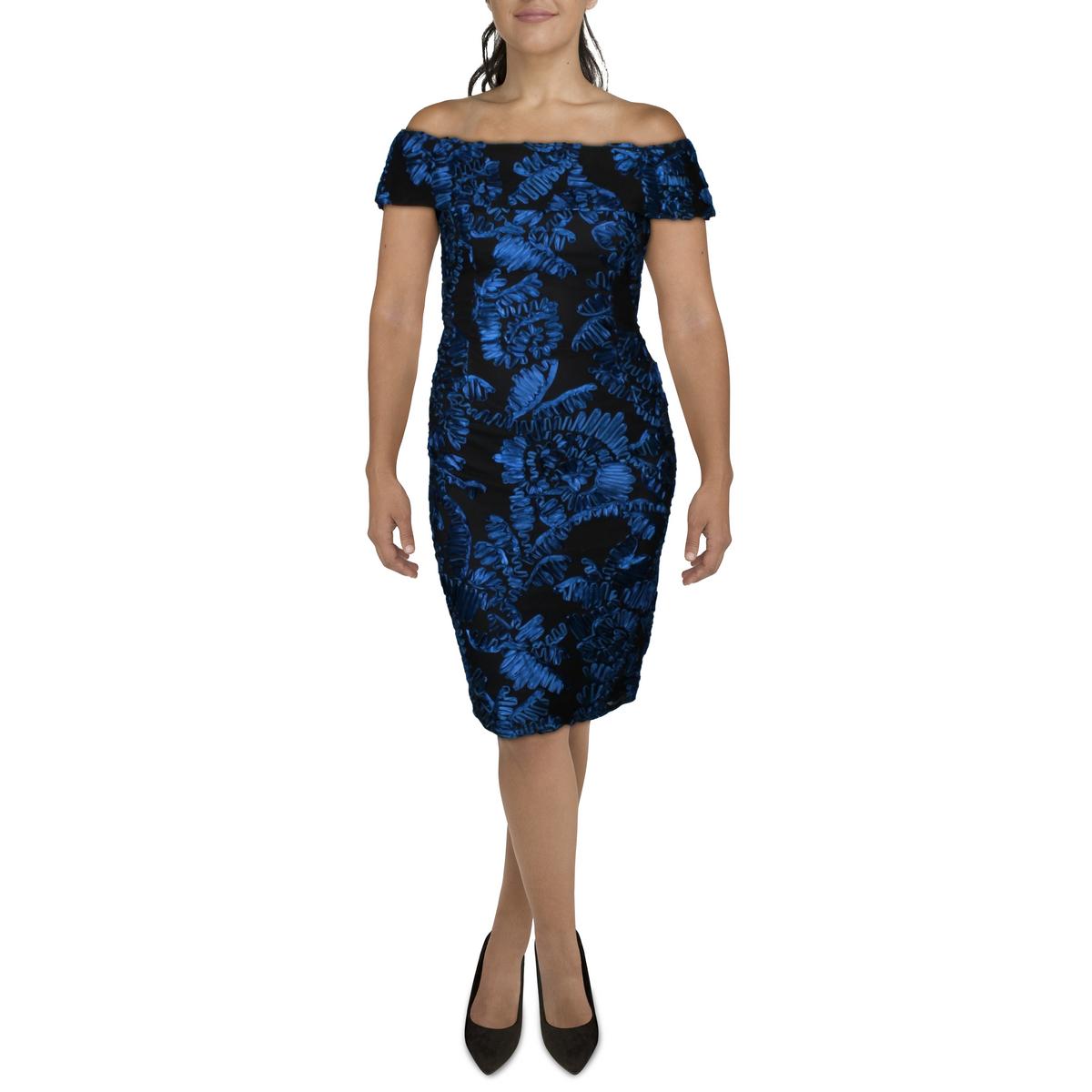 Textured Soutache Cocktail And Party Dress