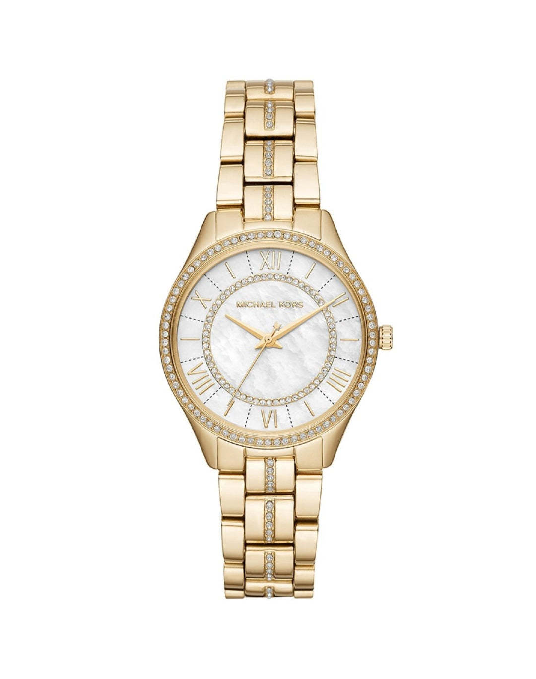 Michael Kors Lauryn MK3899 Women's Gold-Tone Quartz 33mm Watch 7666180390972