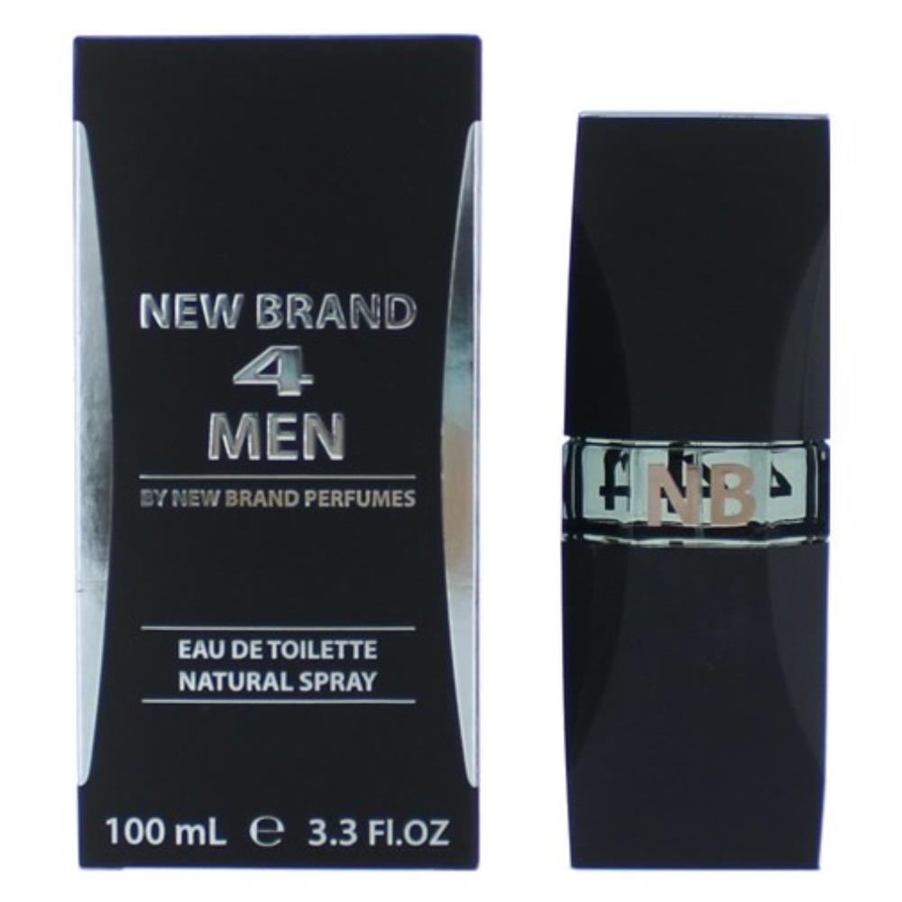 4 Men by New Brand, 3.3 oz Eau De Toilette Spray for Men 7803585626172