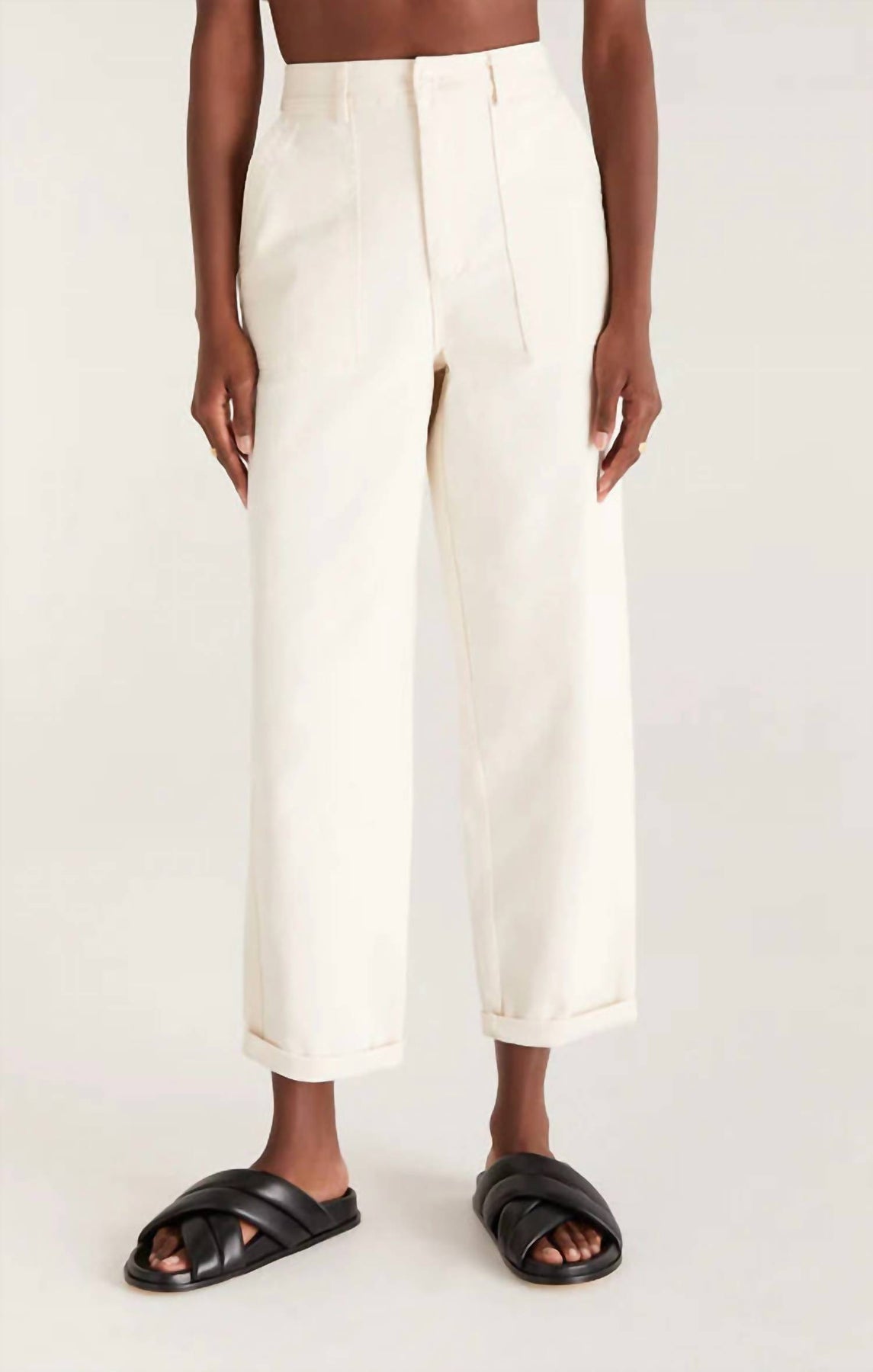 Zoe Pant Adobe In White