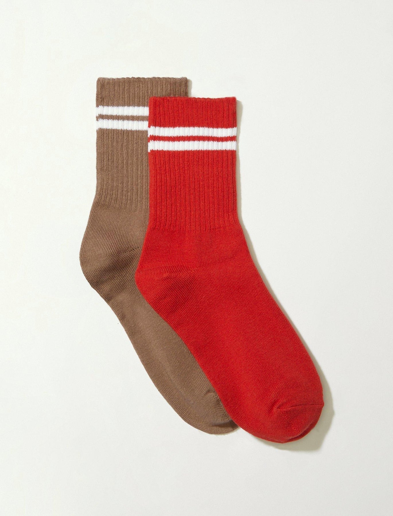 Lucky Brand Lucky Varsity Solid Crew Sock 2 Pk