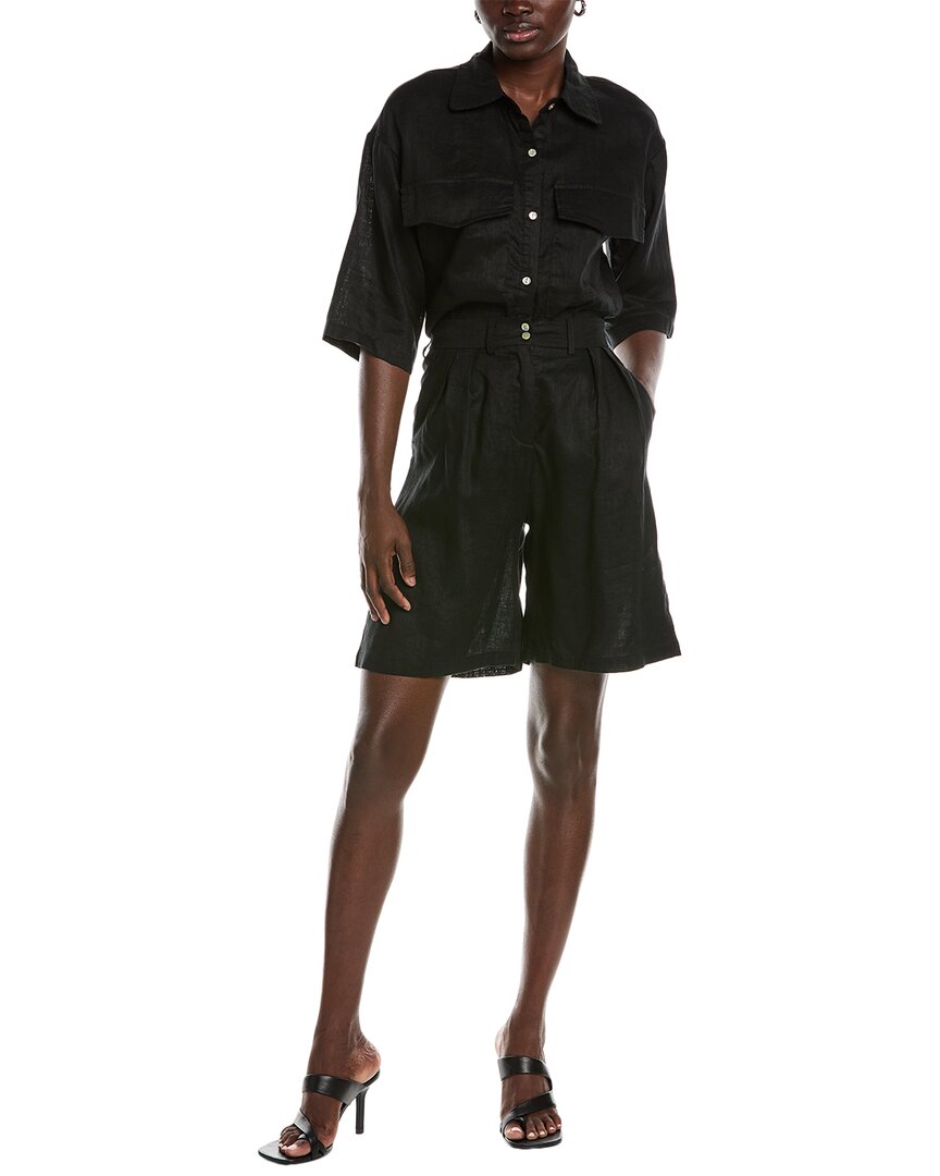 Beulah 2pc Linen Shirt & Short Set 7731471089724