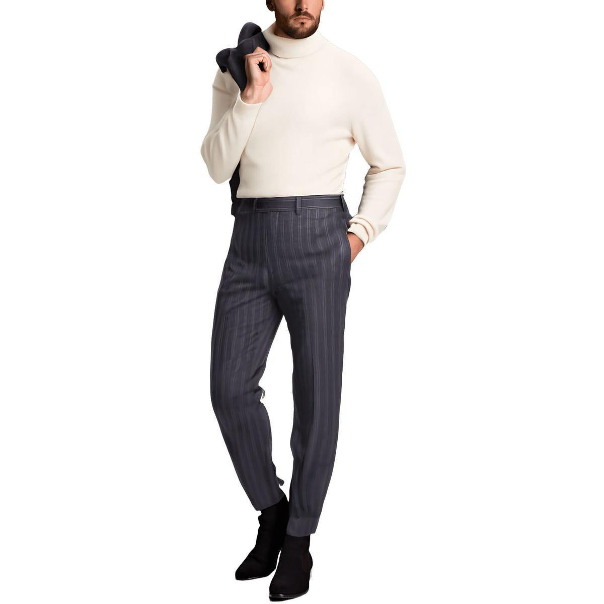 Vane Striped Wool Dress Pants
