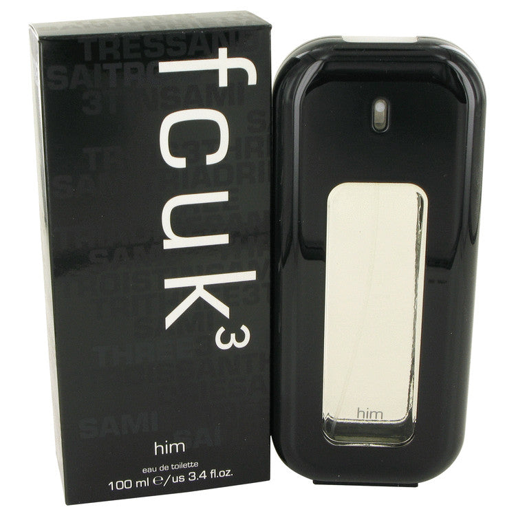 Fcuk 3 by French Connection Eau De Toilette Spray 3.4 oz Men
