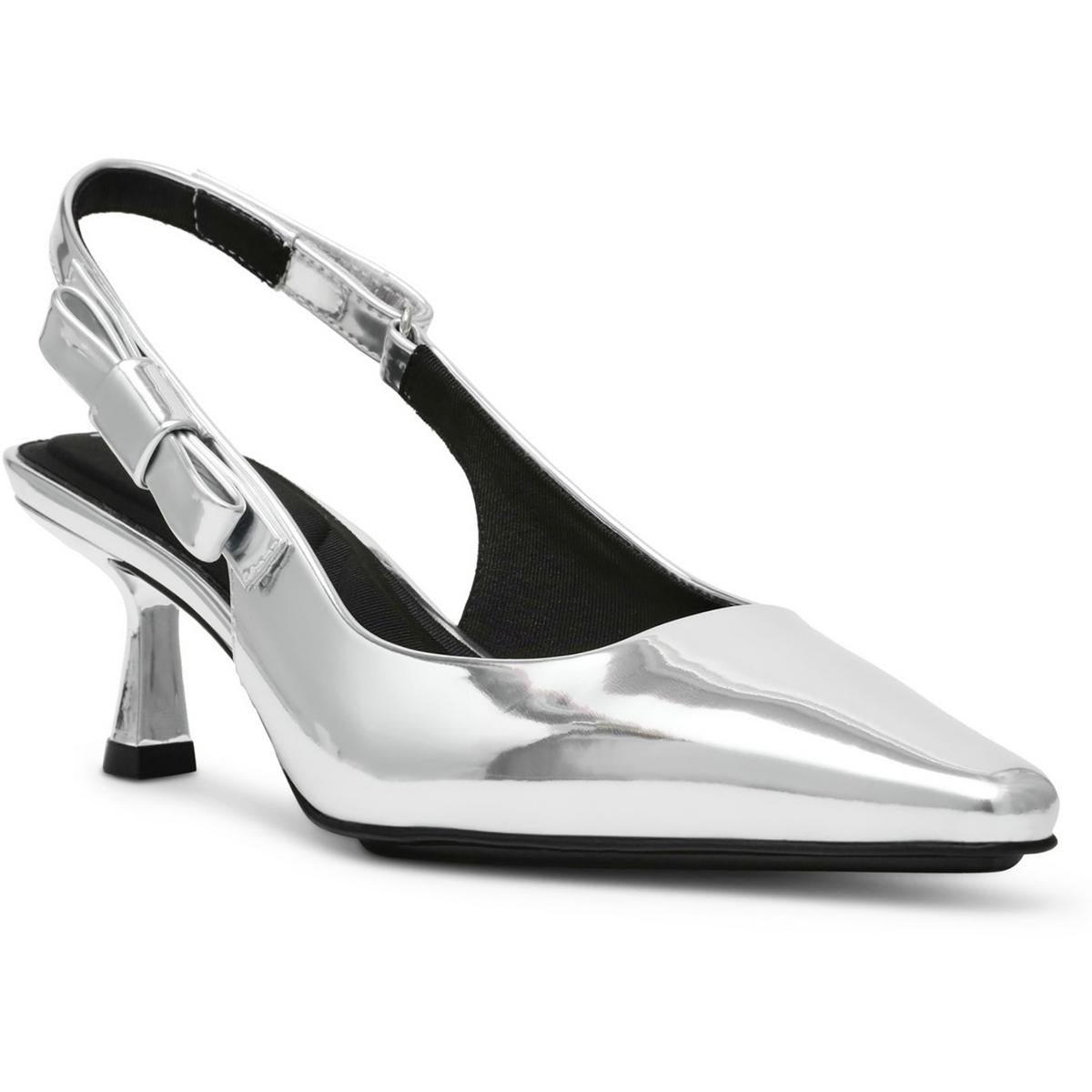Carmel Patent Padded Insole Slingback Heels