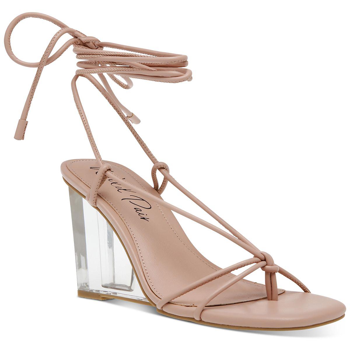 SANTEAGO Strappy Wedge Heels
