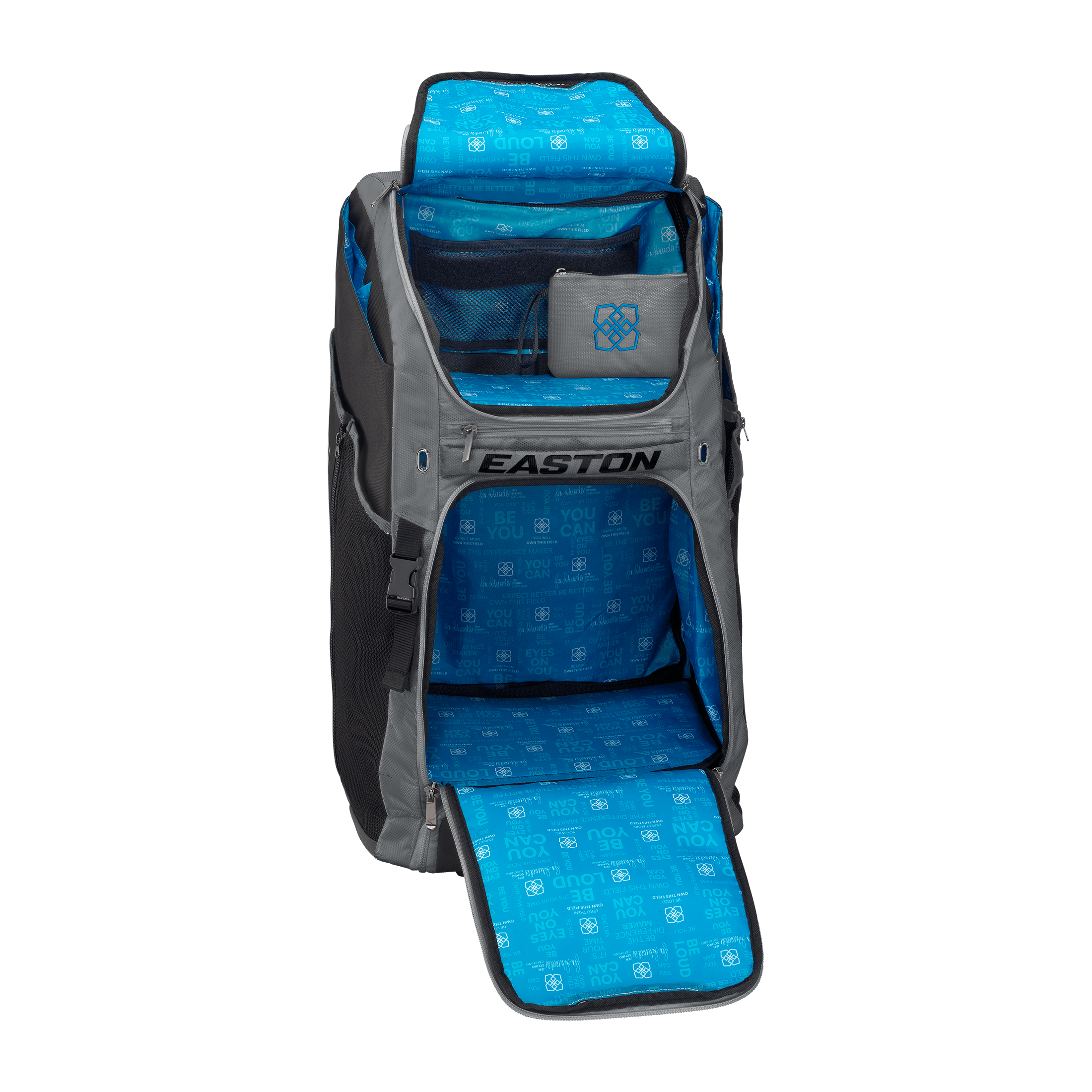 Easton Catcher's Wheeled Bag - Charcoal