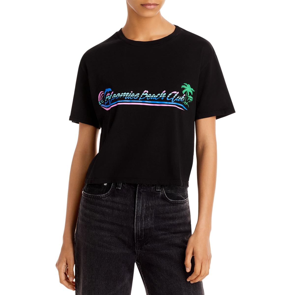 Beach Club Graphic Boxy Cropped