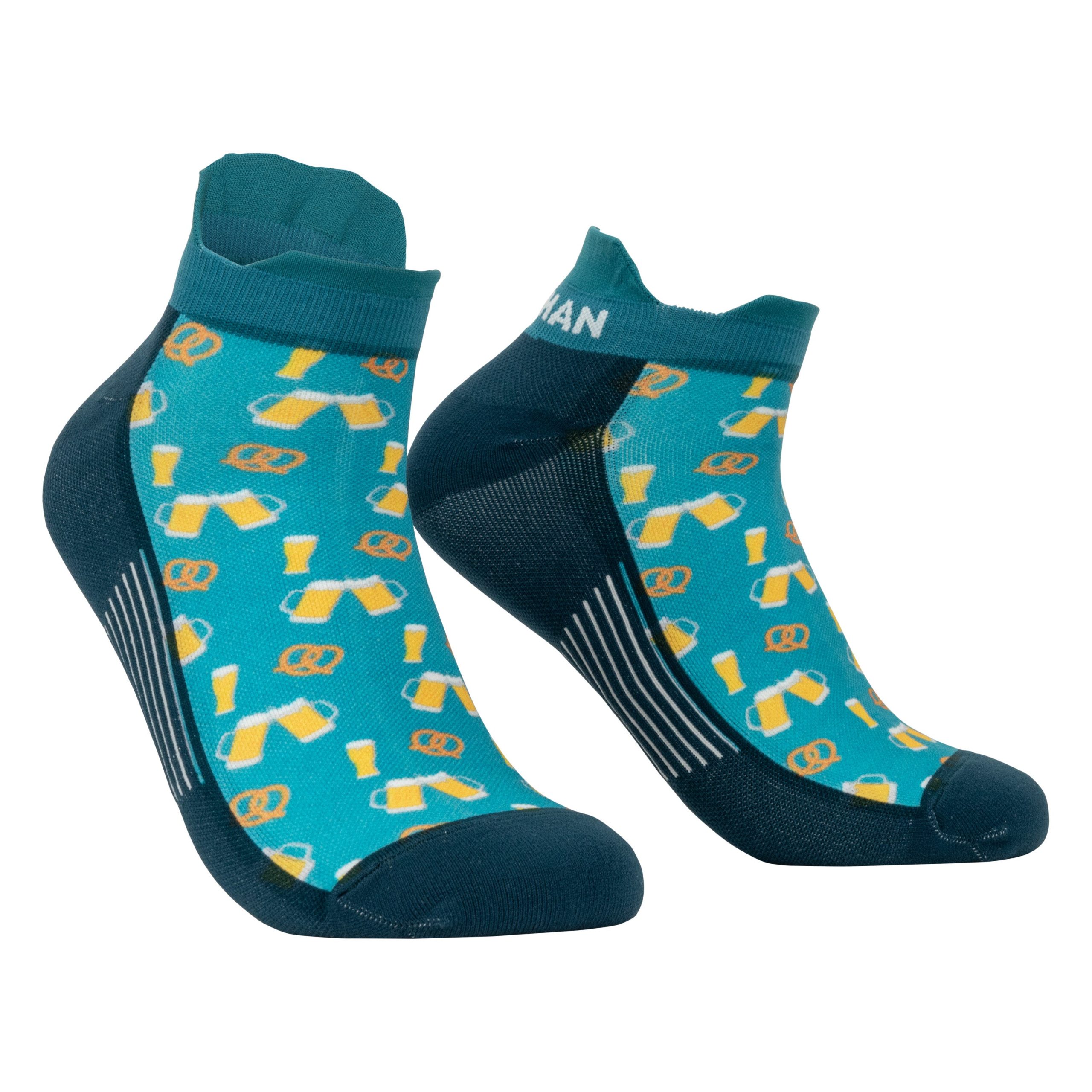 Nathan Fuel Speed Tab Low Cut Printed Socks