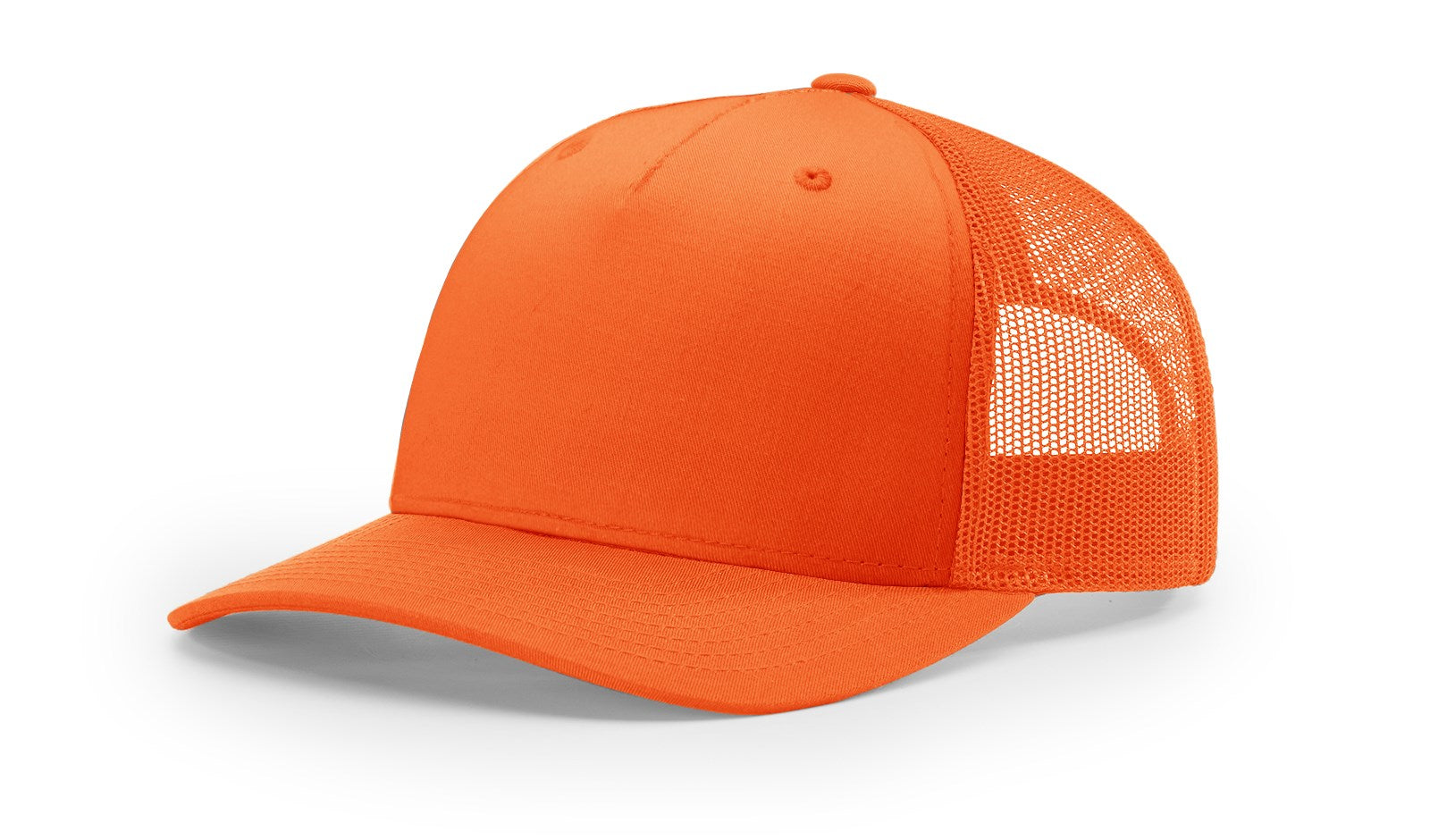 Richardson Blaze Orange Five Panel Trucker Hat