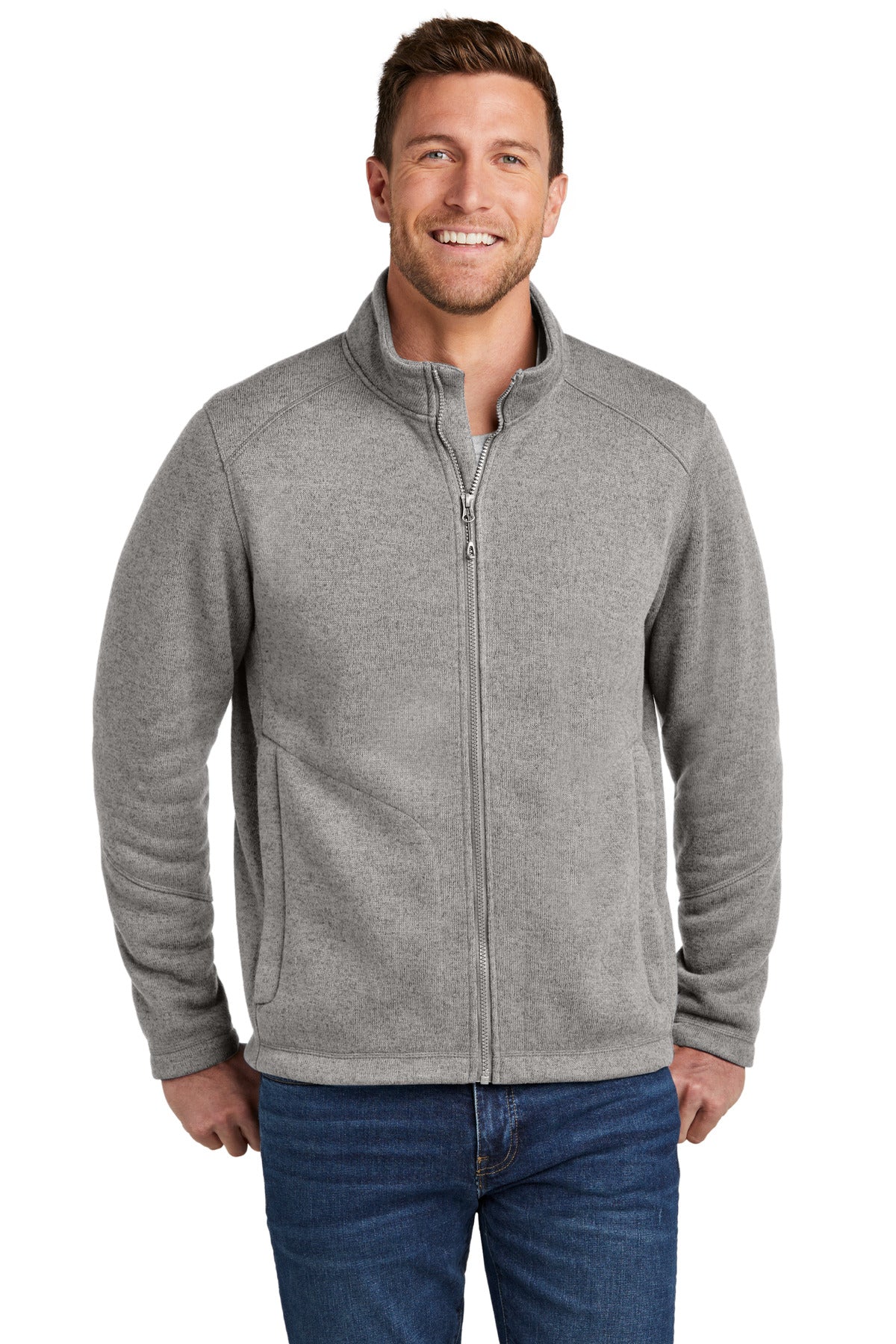 Port Authority® Arc Sweater Fleece Jacket
