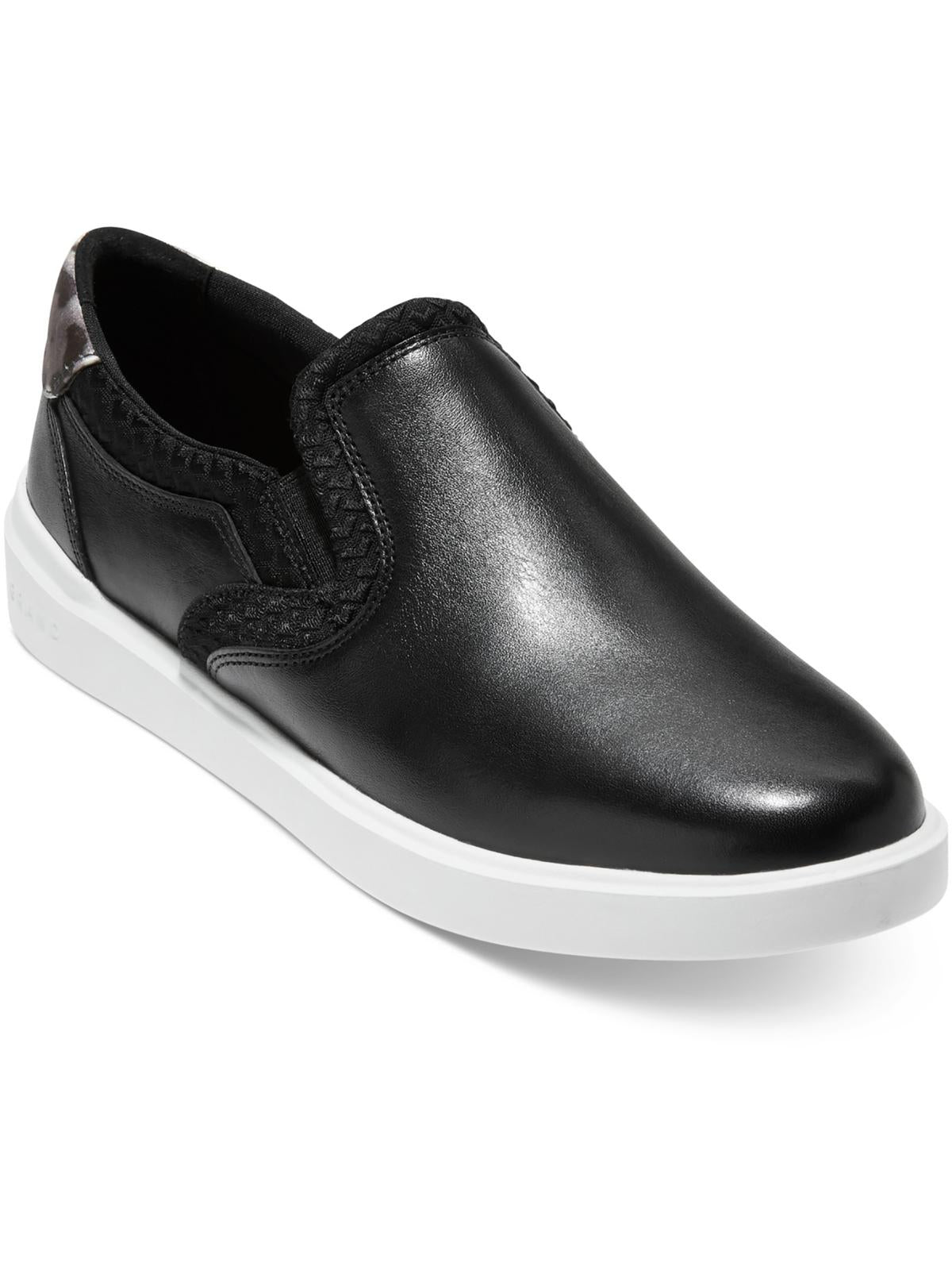 GRAND CROSS COURT Womens Faux Leather Slip On Slip-On Sneakers