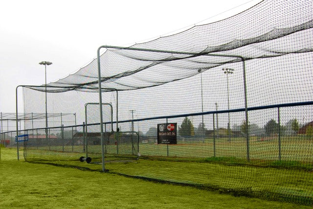 Trigon Sports ProCage Batting Tunnel Net with entry Flap