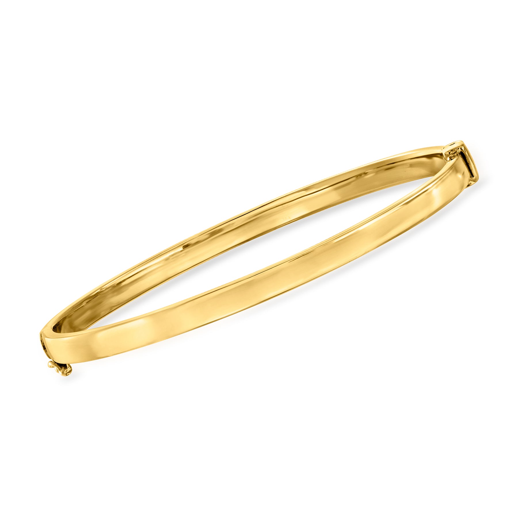 Ross-Simons 18kt Gold Over Sterling Bangle Bracelet 7596223103036