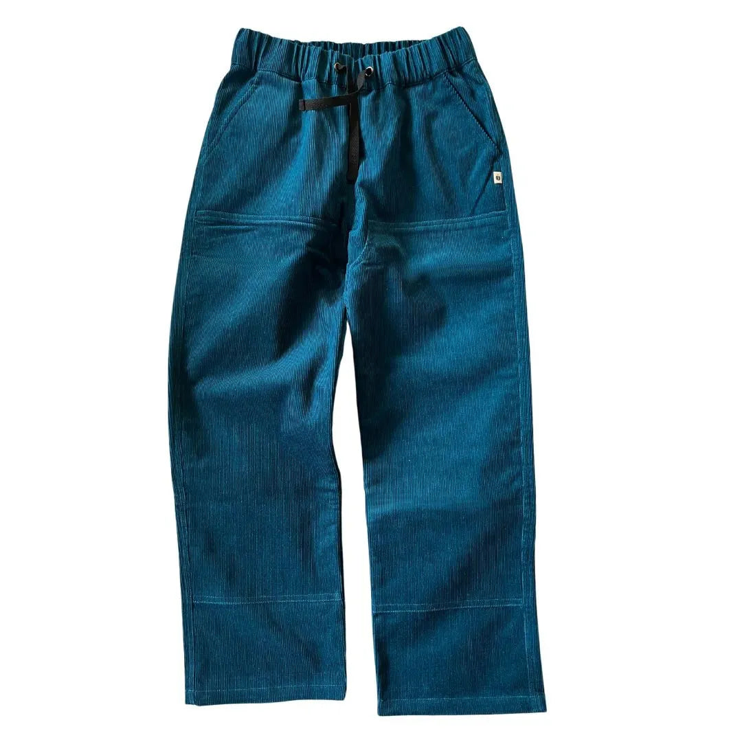 Jackalo Organic Cotton Corduroy Jules Pants - Peacock