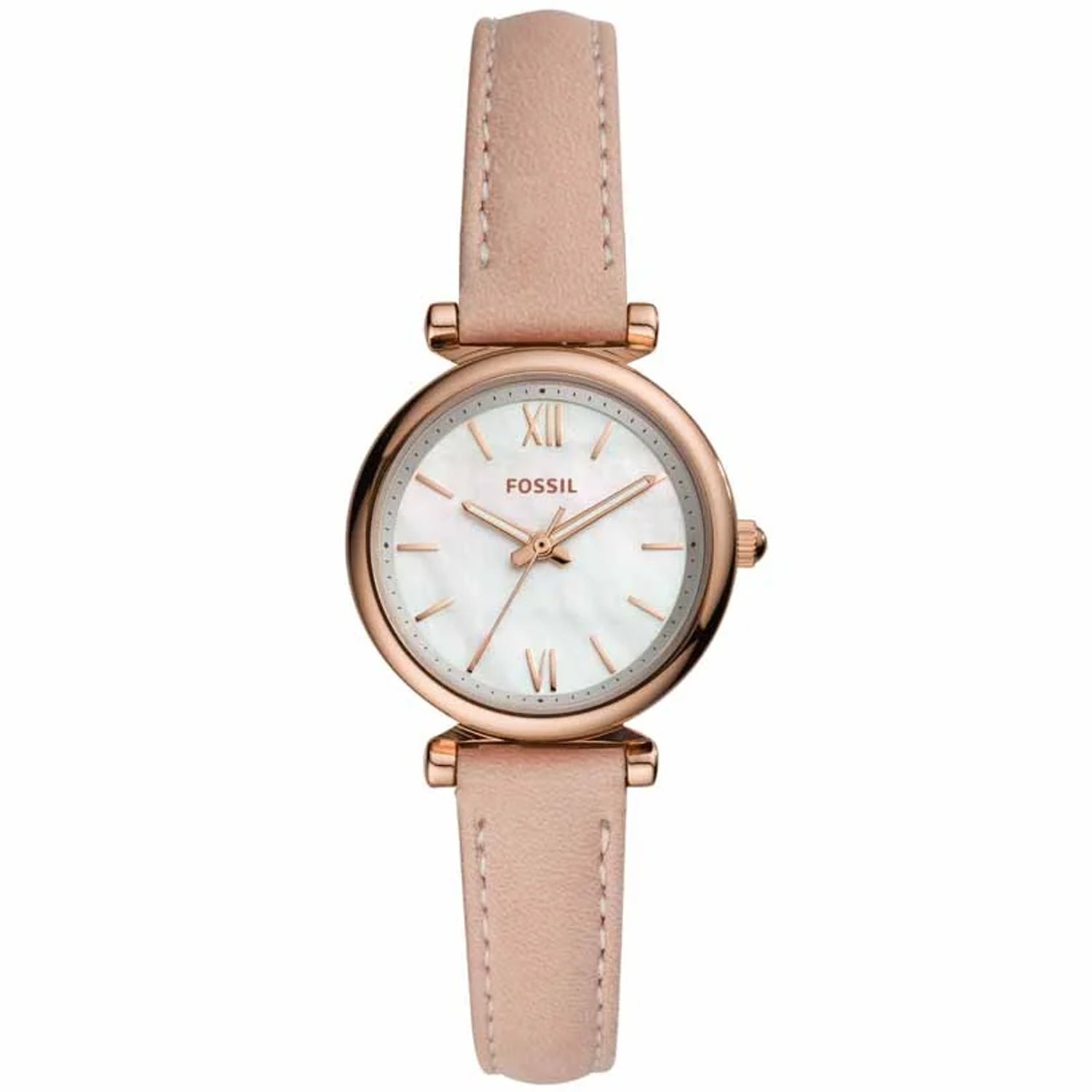 Fossil Women's Carlie Mini White MOP Dial Watch 7792486744124