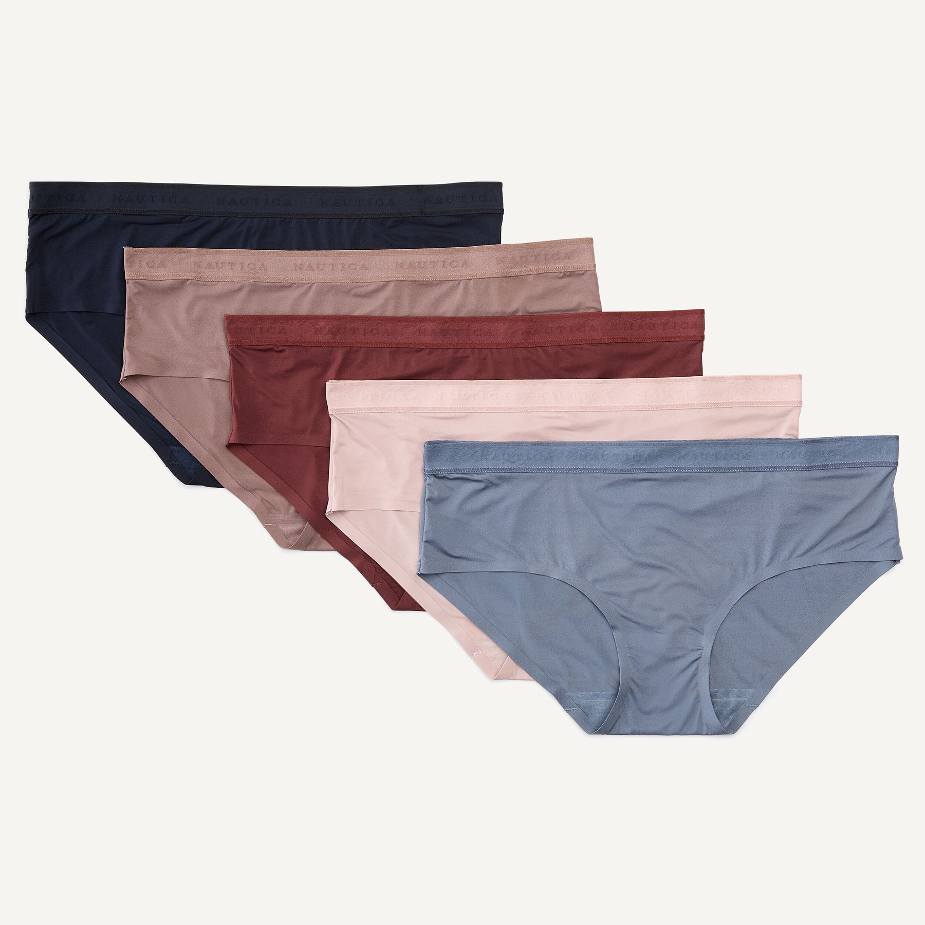 Nautica Womens Hipster Brief, 5-Pack 7762828755004