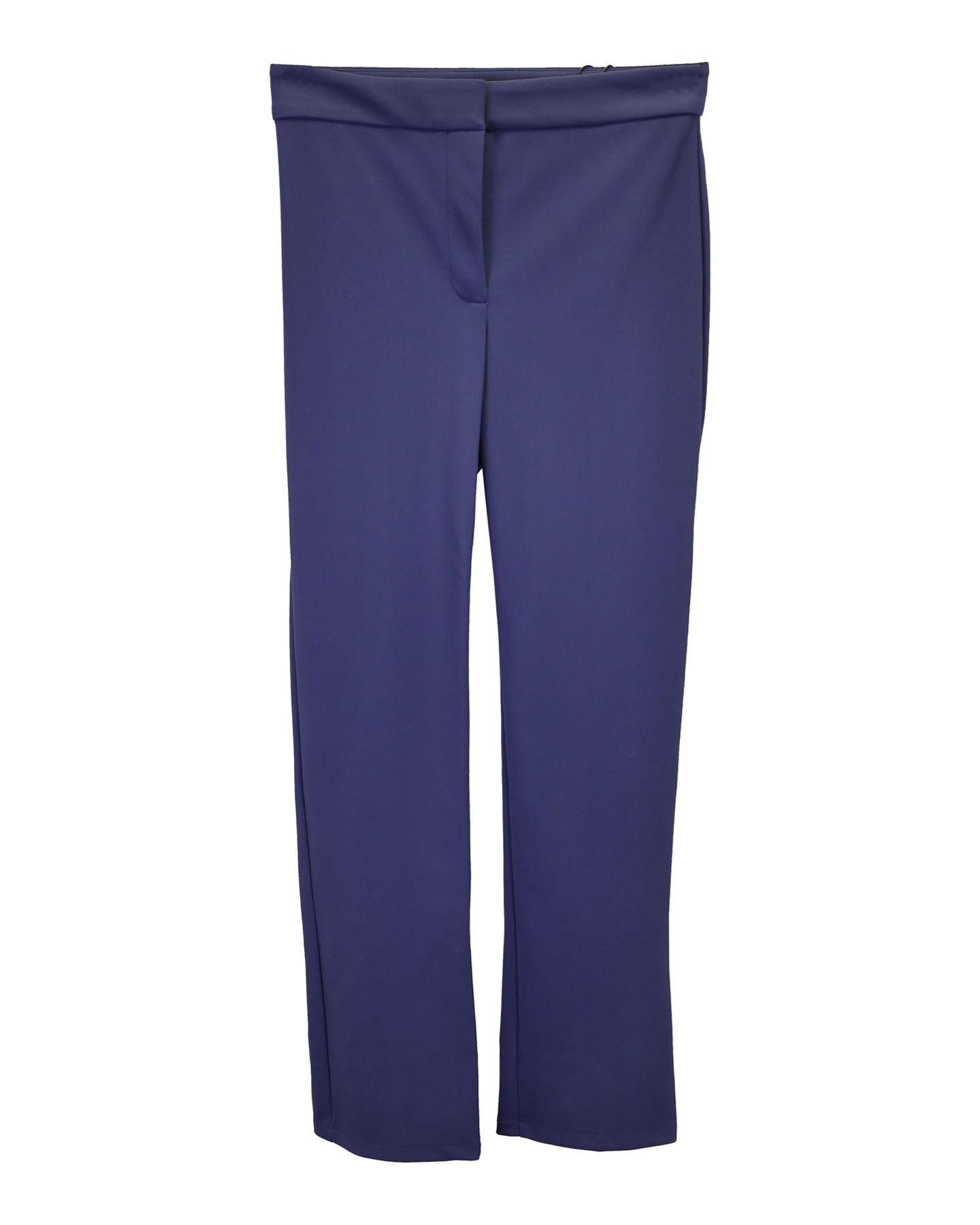 Theory Slim Kick Pants in Navy Blue Polyamide