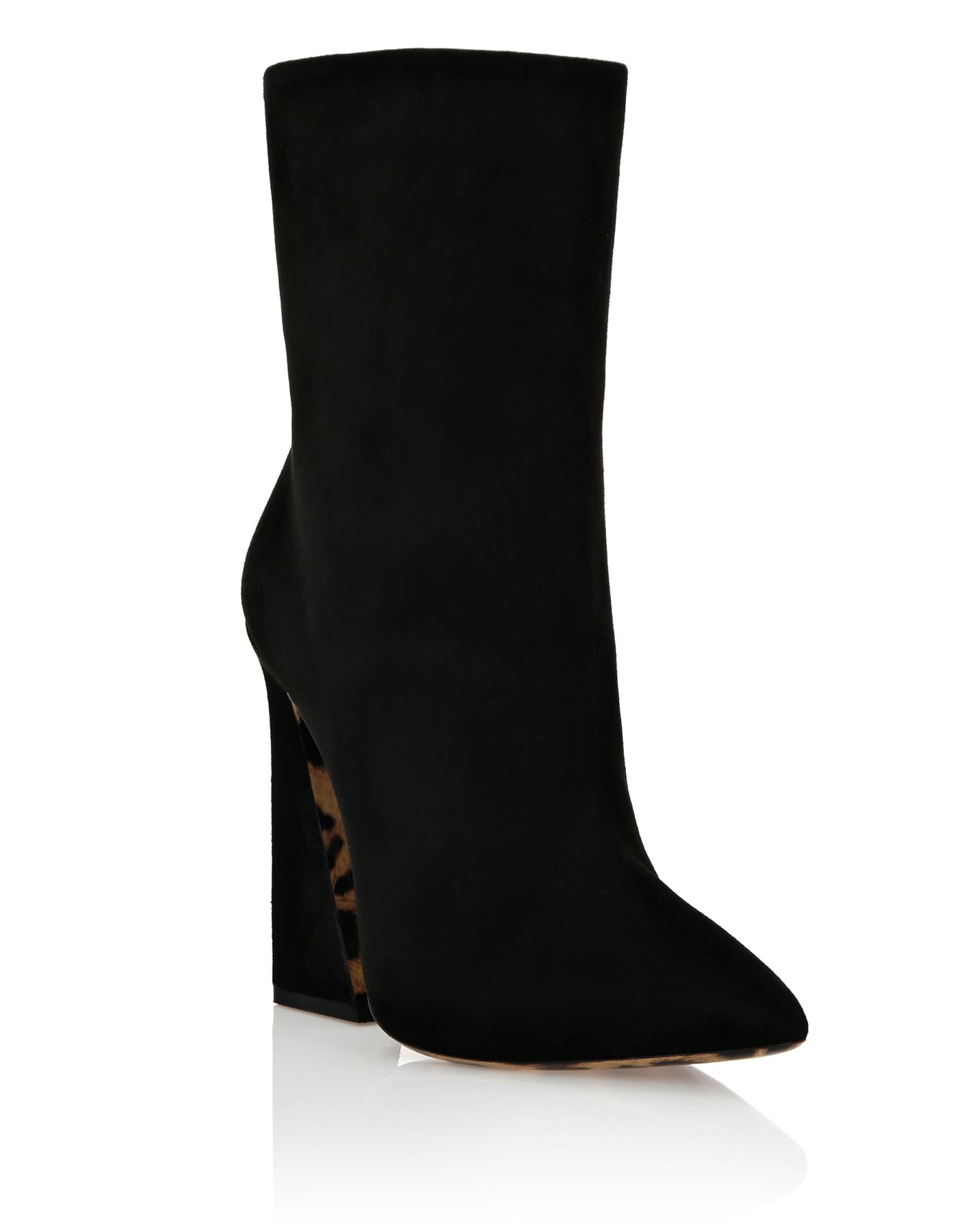 bootie high heels Leopard 7667812728892