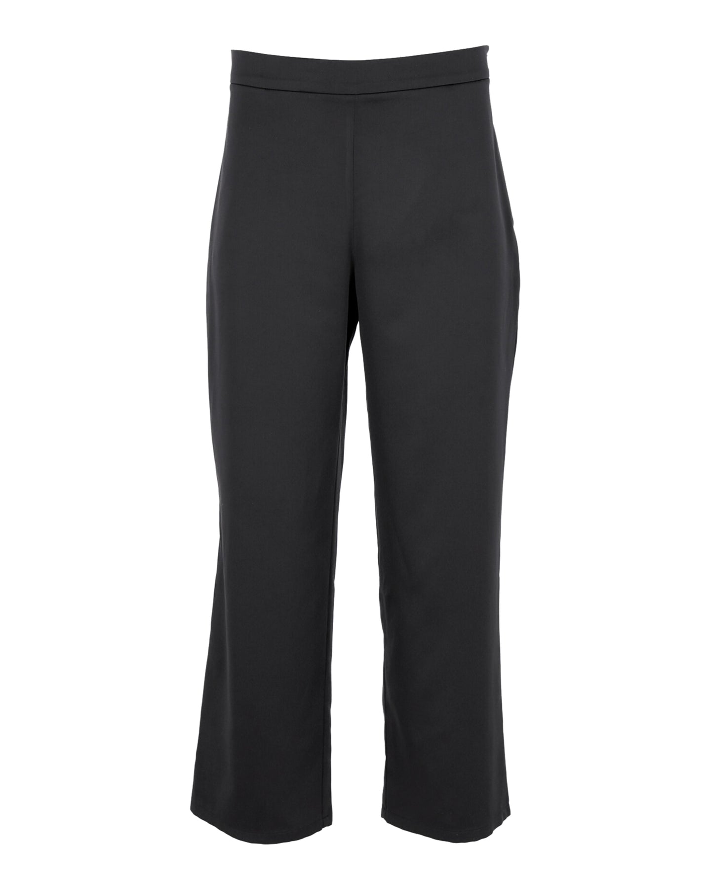 Max Mara Leisure Side Zip Closure Pants in Black Polyester 7745740668988