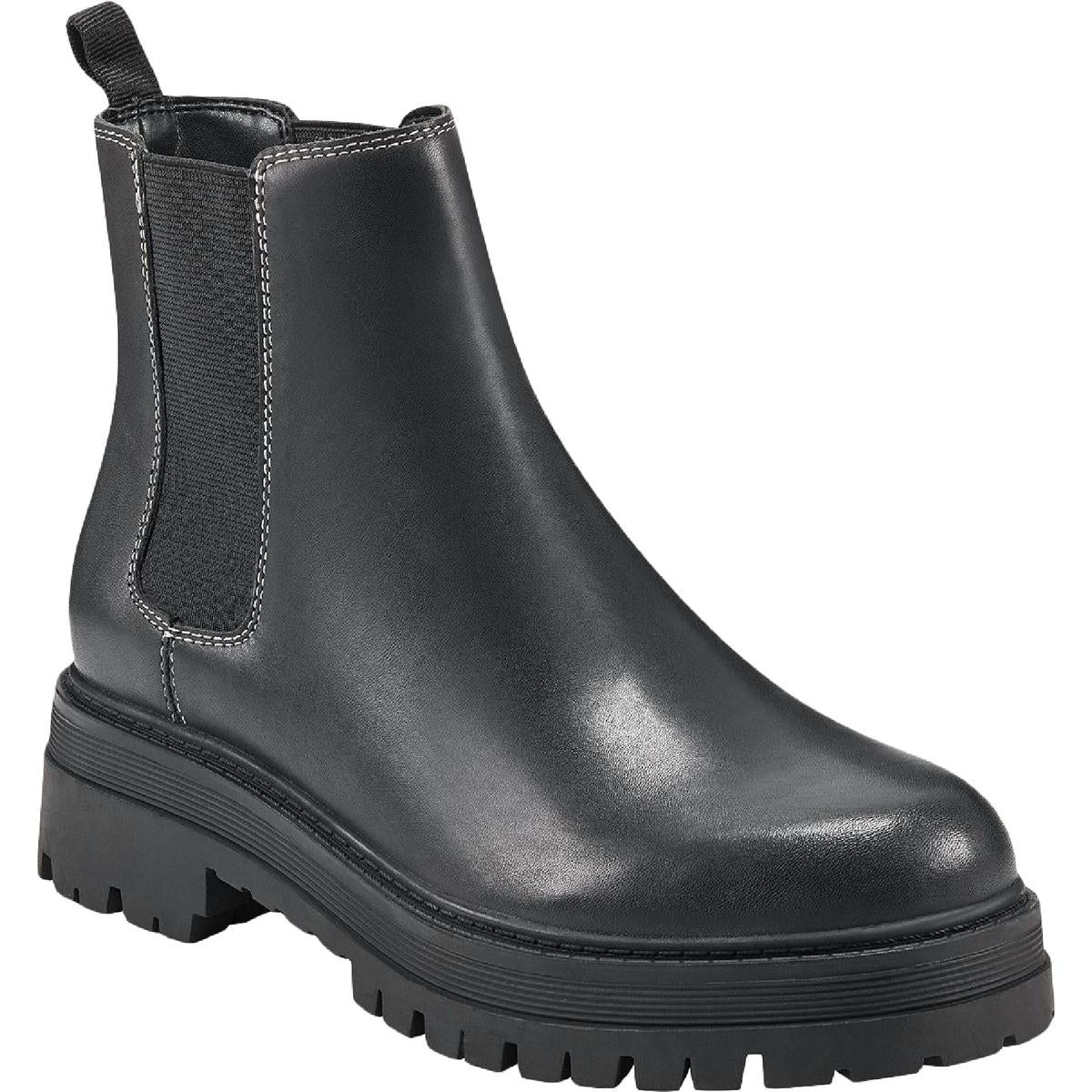 Pietro Leather Pull On Chelsea Boots