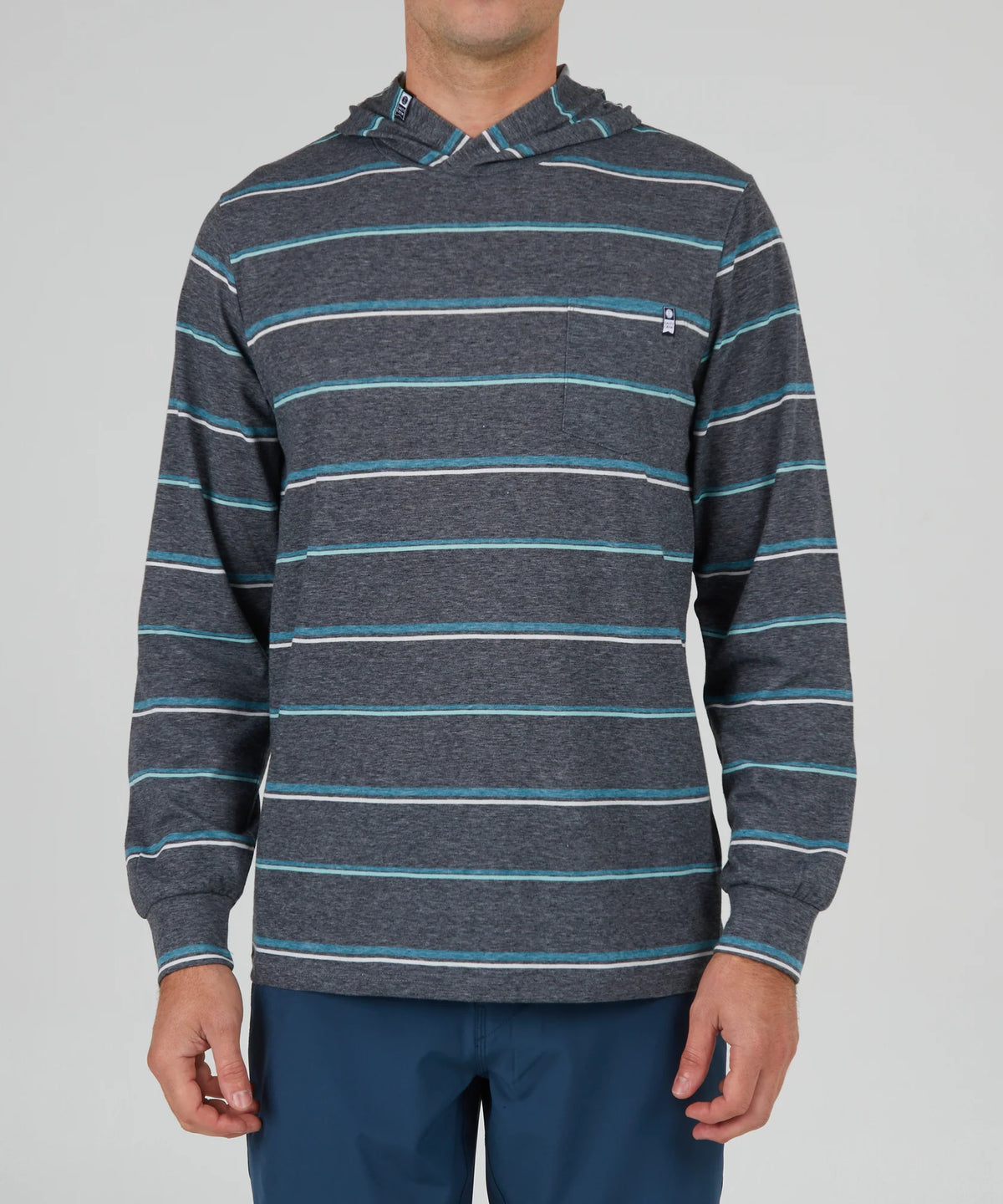 Salty Crew Pin Line UV Hood - Men's