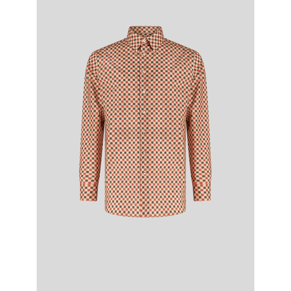 MICRO GEOMETRIC PATTERN SHIRT 7826861326396