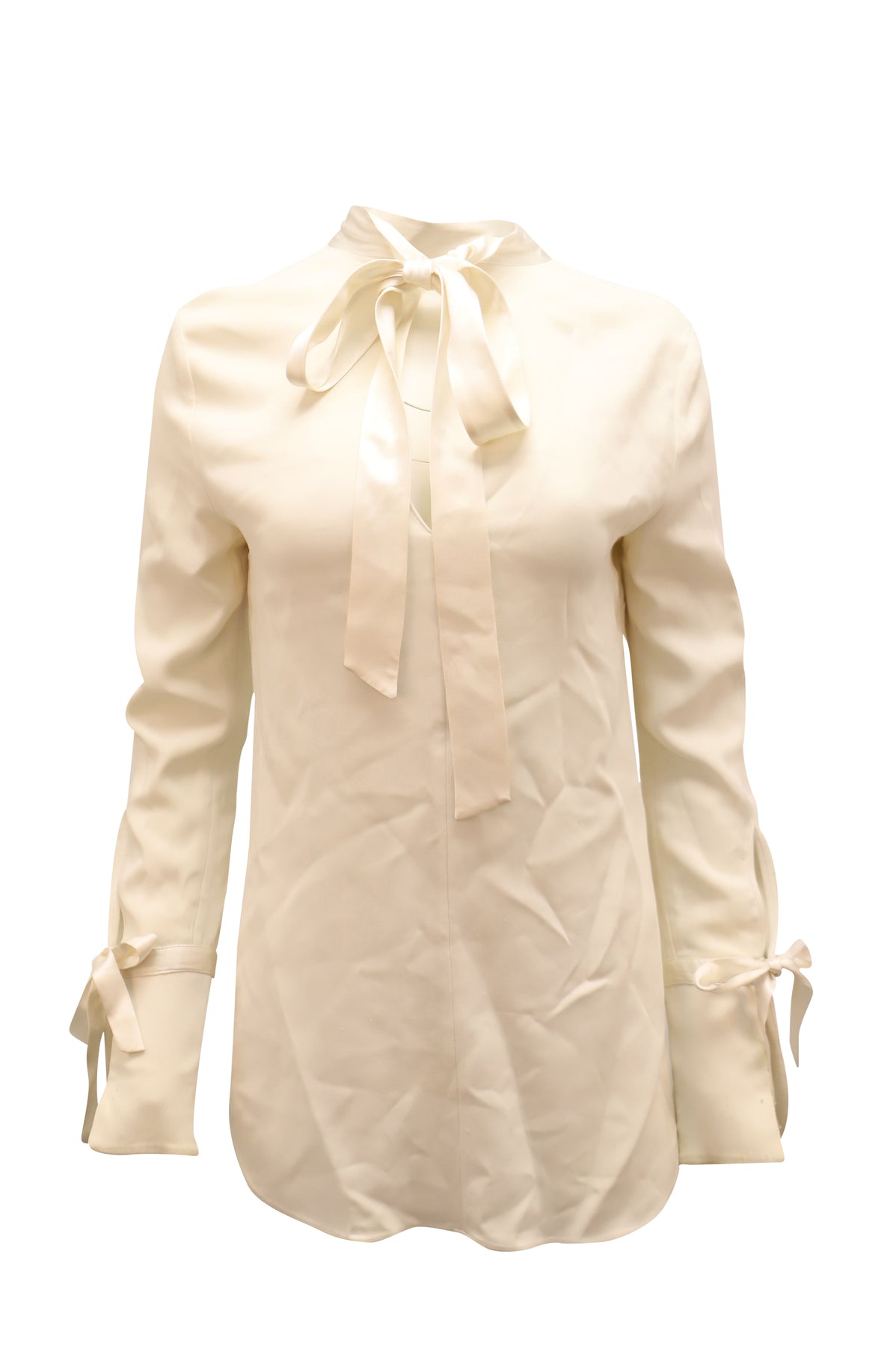 Veronica Beard Costello Blouse in White Viscose 7763043221564