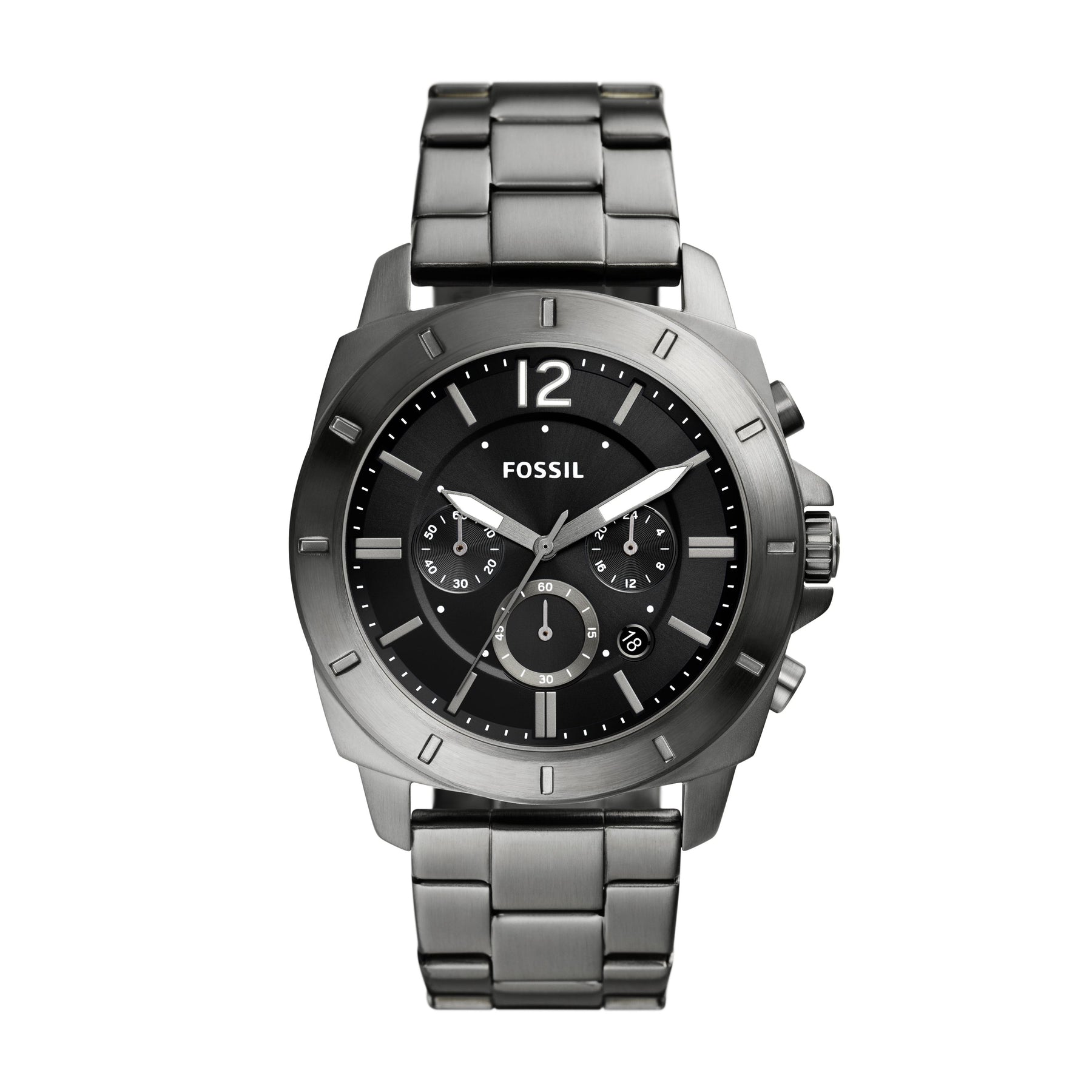 Fossil Men's Privateer Chronograph, Smoke Stainless Steel Watch