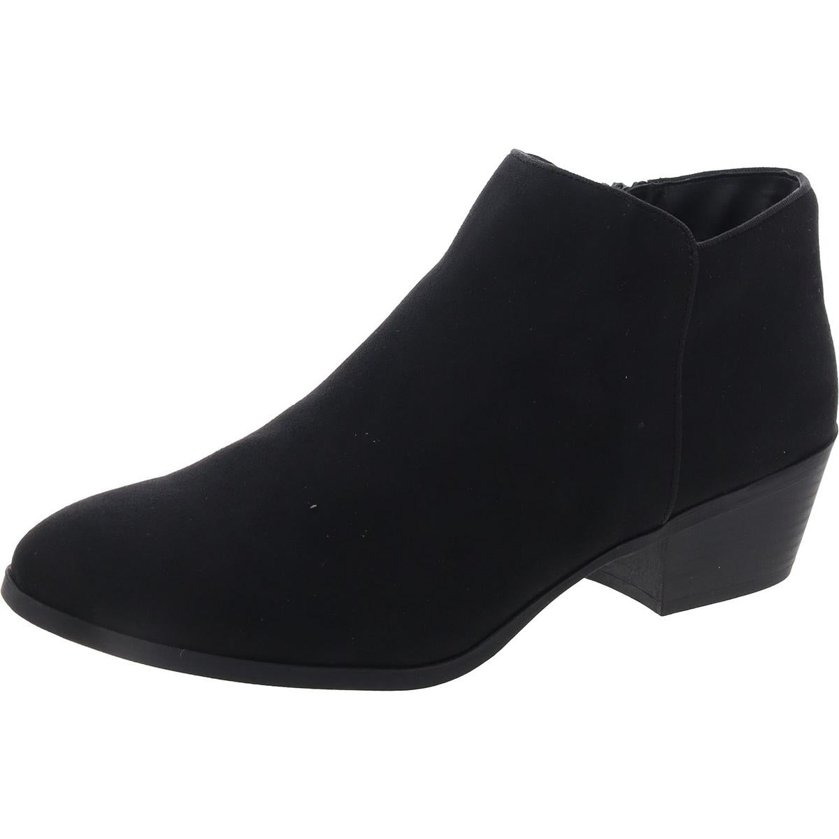 Wileyy Solid Zippered Booties