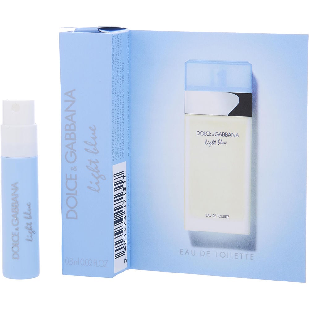 D & G Light Blue By Dolce & Gabbana Edt 0.02 Oz Vial (Pack Of 12) Women 7826898583612