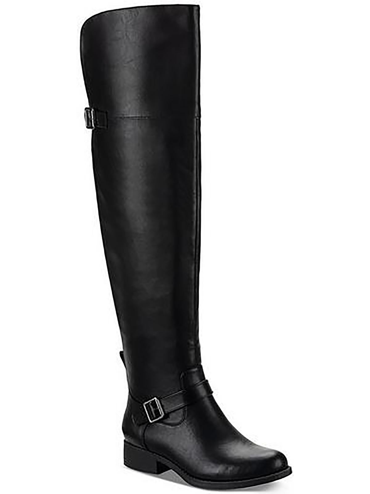 Anya Womens Block Heel Almond Toe Over-The-Knee Boots 7803838169148