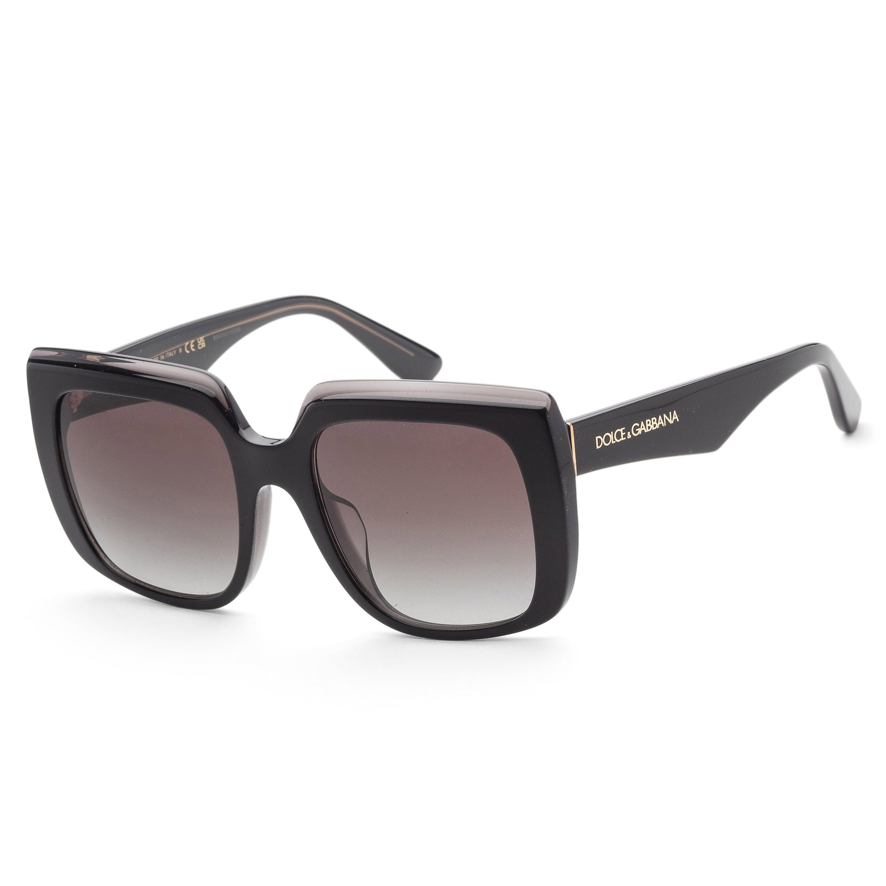 Dolce & Gabbana Women's 54mm Black On Transparent Black Sunglasses
