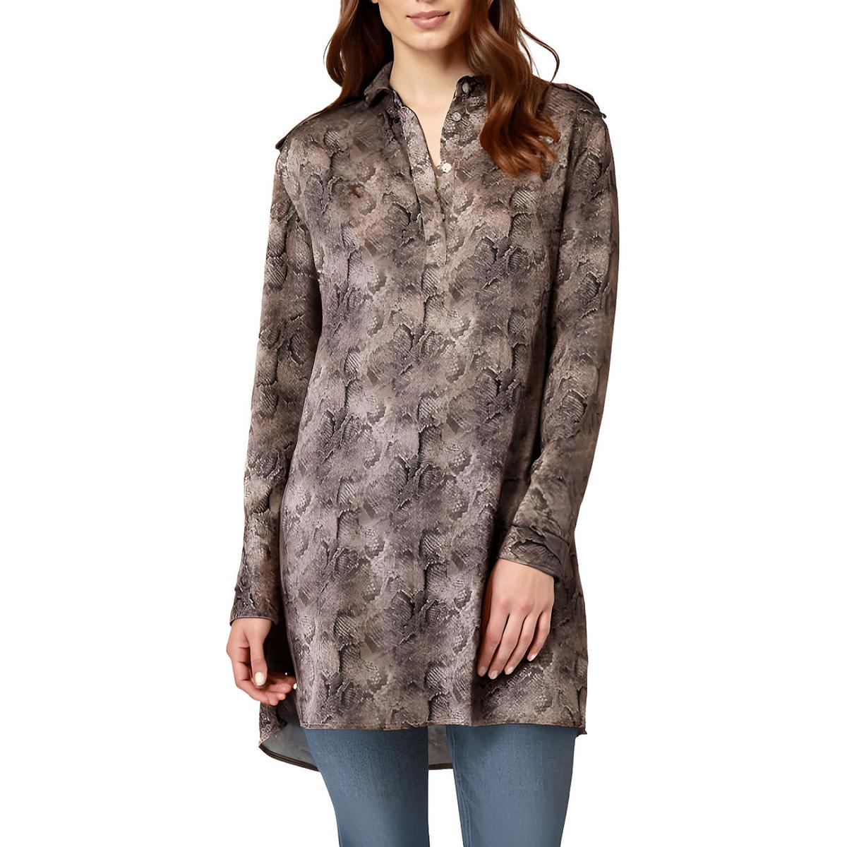 Snake Print Pullover Top