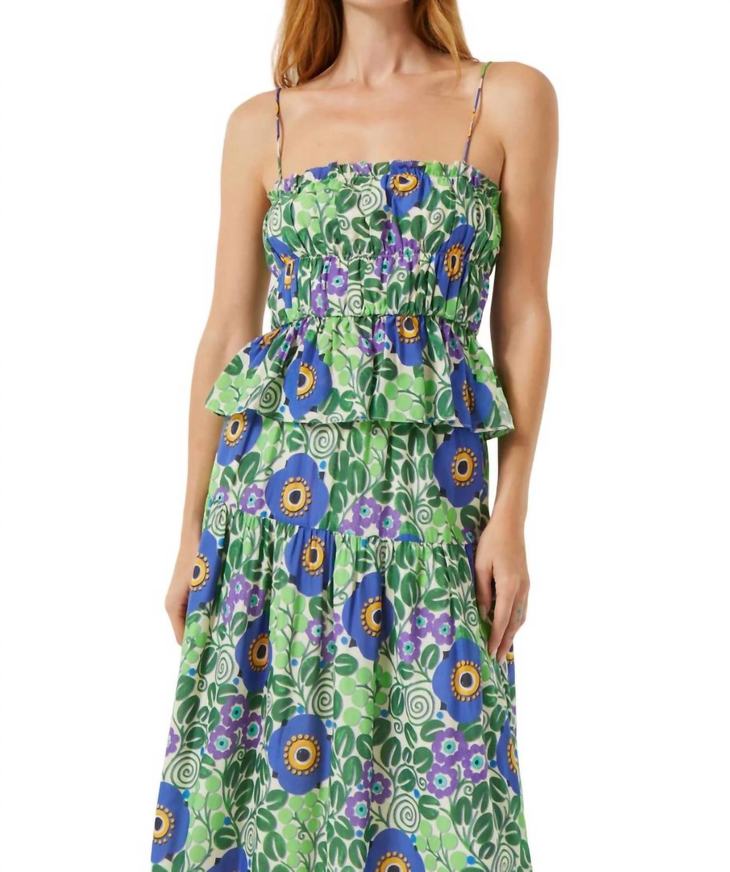 Julieta Top In Wisteria Aura Blossom