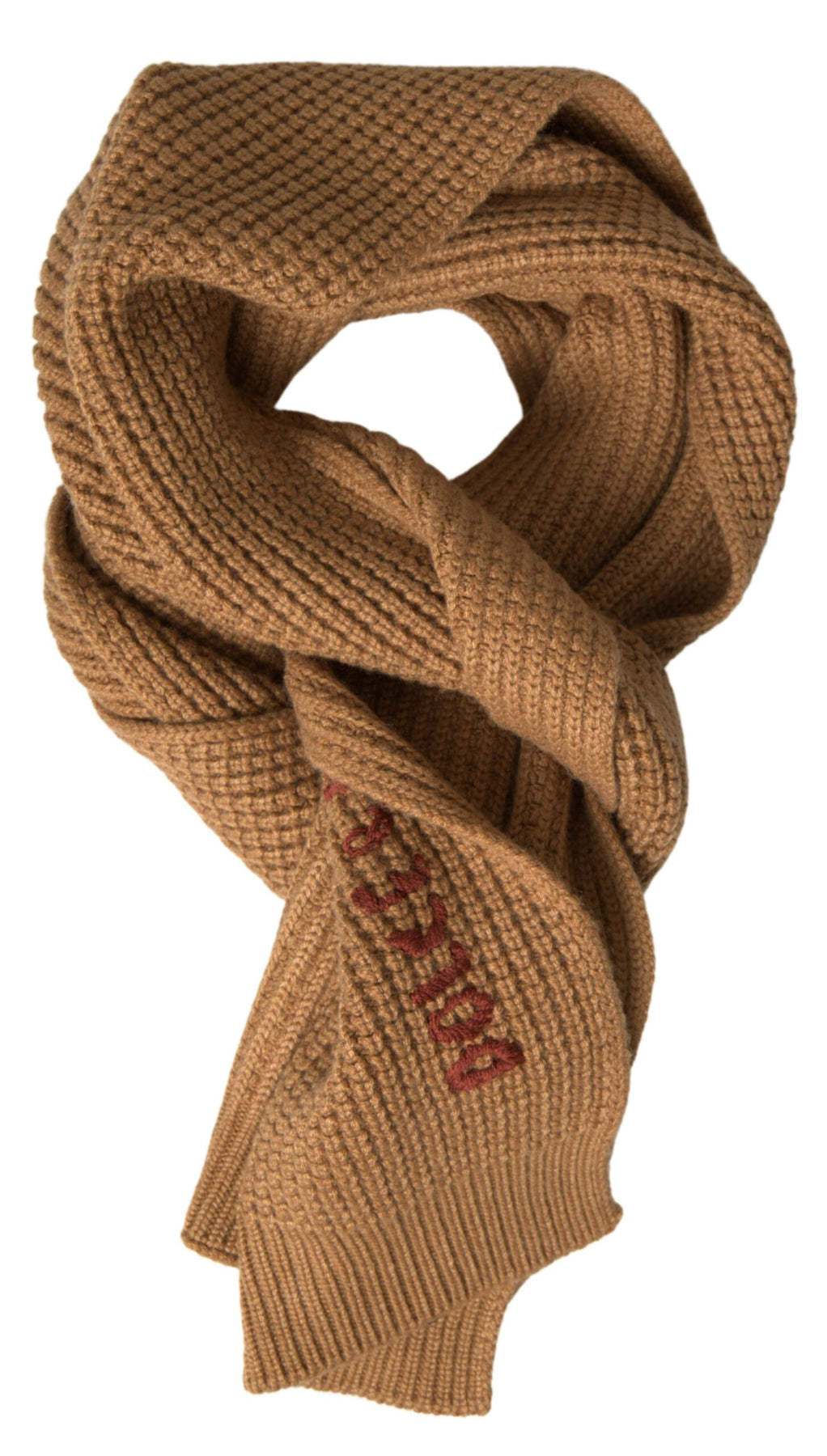 Dolce & Gabbana Cashmere Knit Neck Wrap Shawl Women's Scarf