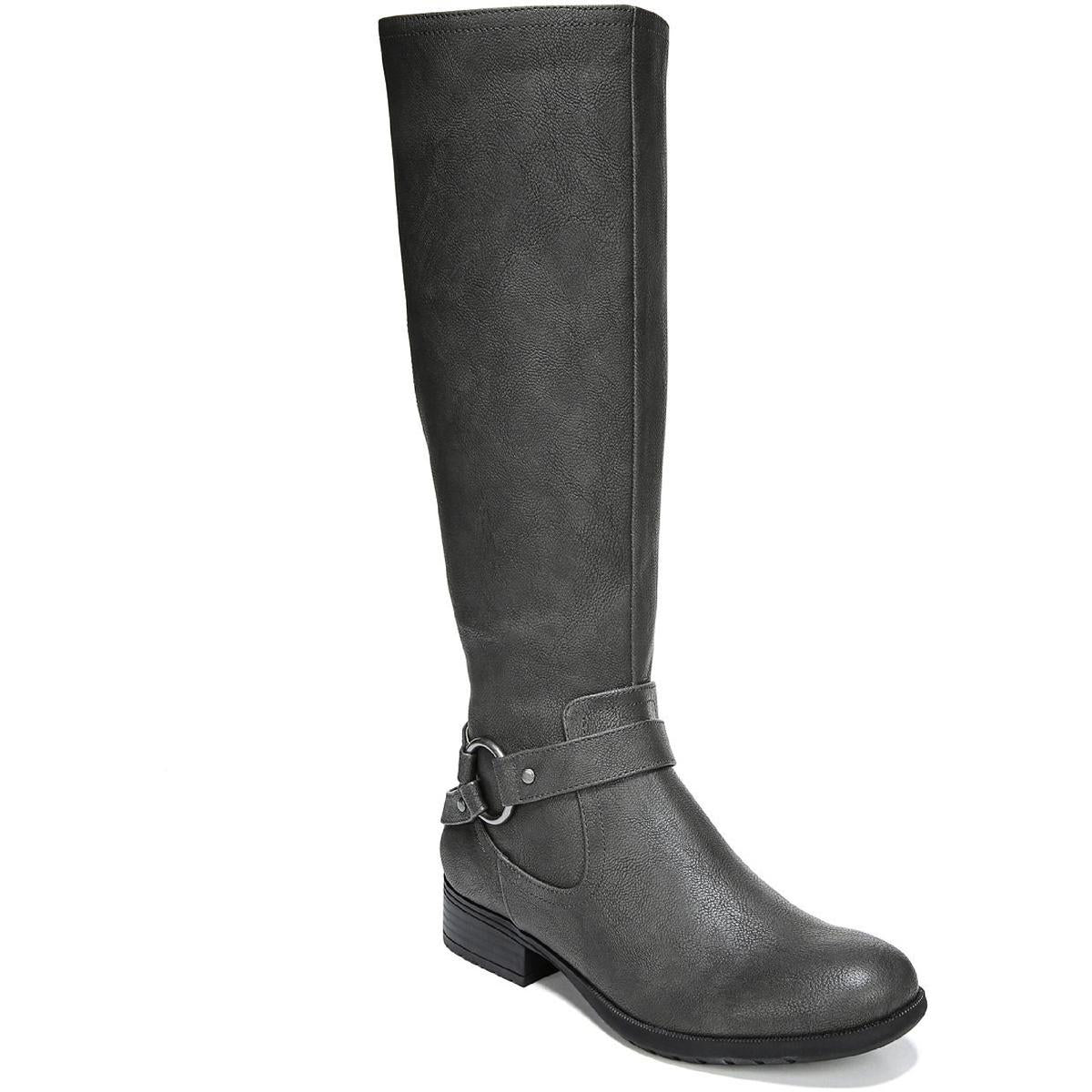 Felicity Faux Leather Knee-High Boots