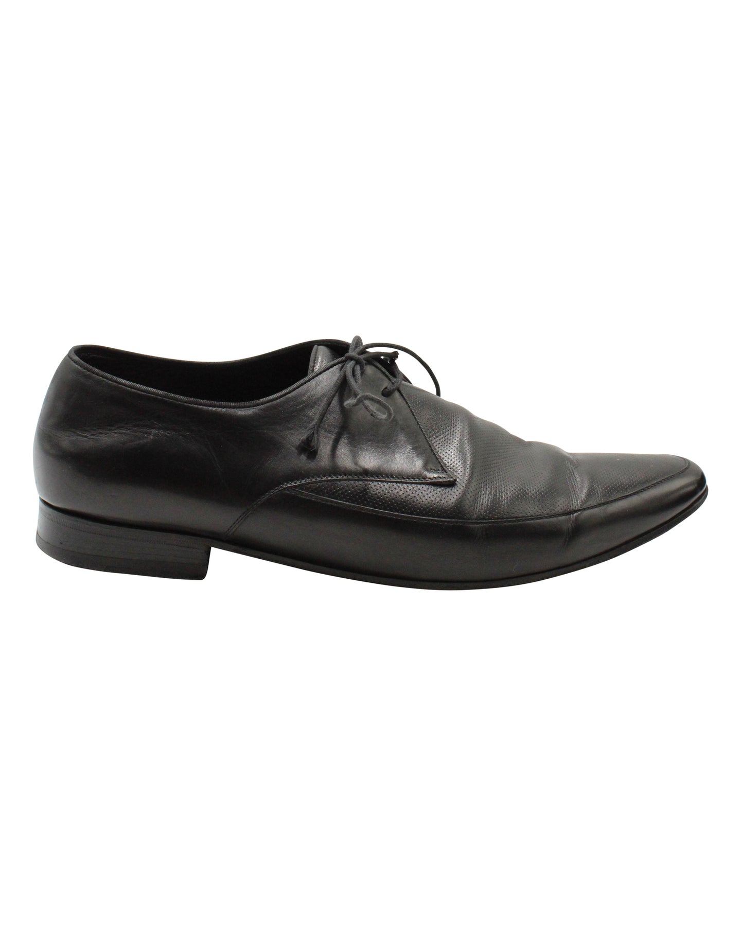 Saint Laurent Lace Up Oxfords in Black Leather 7745744044092