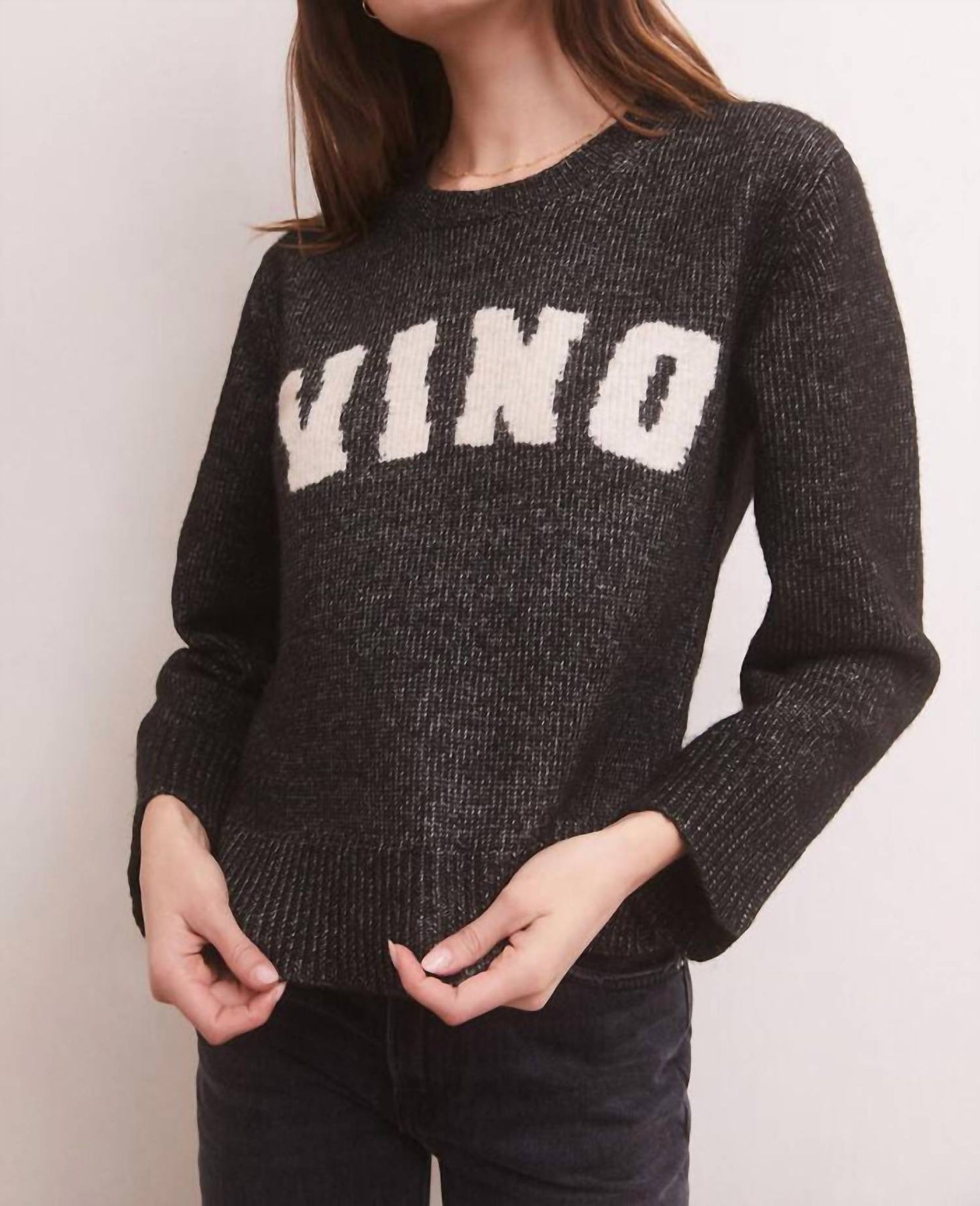Serene Vino Sweater In Black