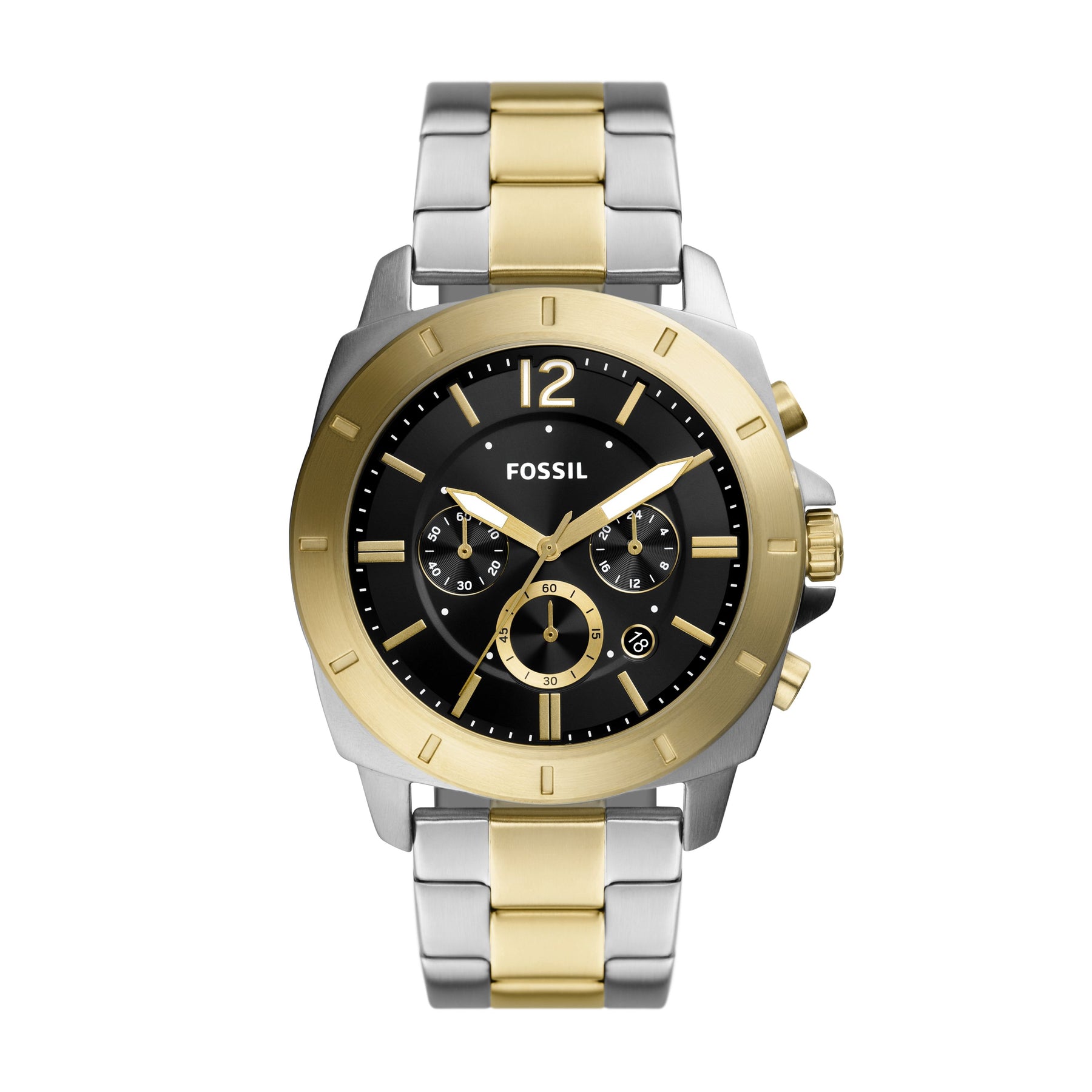 Fossil Men's Privateer Chronograph, Two-Tone Stainless Steel Watch
