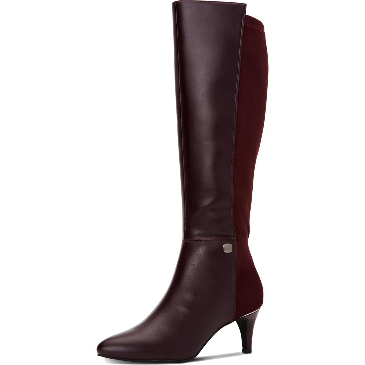 Hakuu Zipper Pointed Toe Knee-High Boots