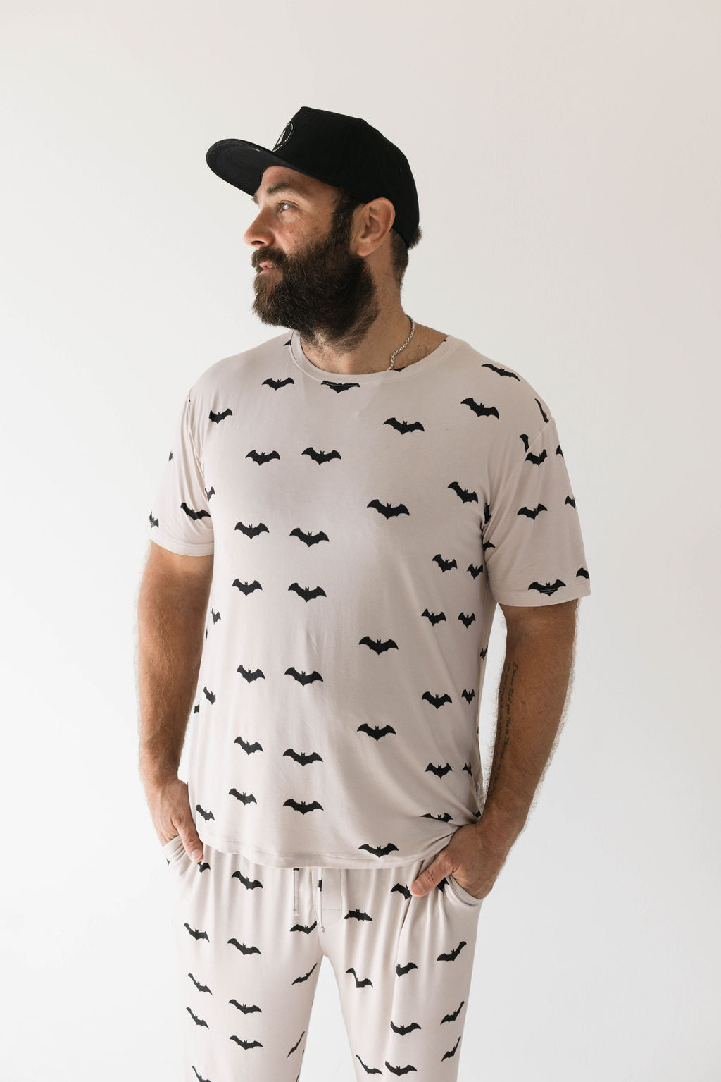 Adult Bamboo Short Sleeve Pajamas | It's Bats!
