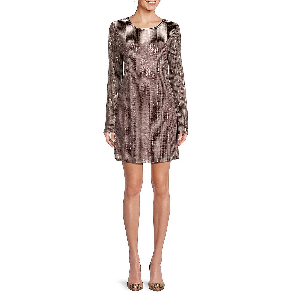 Above Knee Sequined Mini Dress