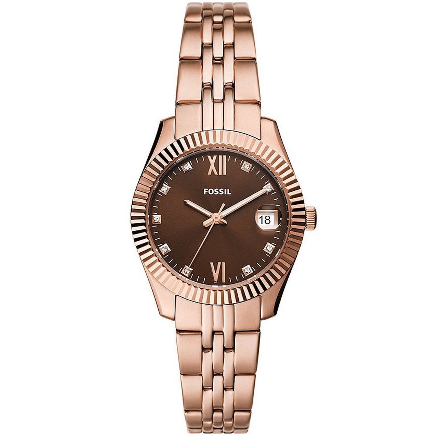 Fossil Women's Scarlette Brown Dial Watch
