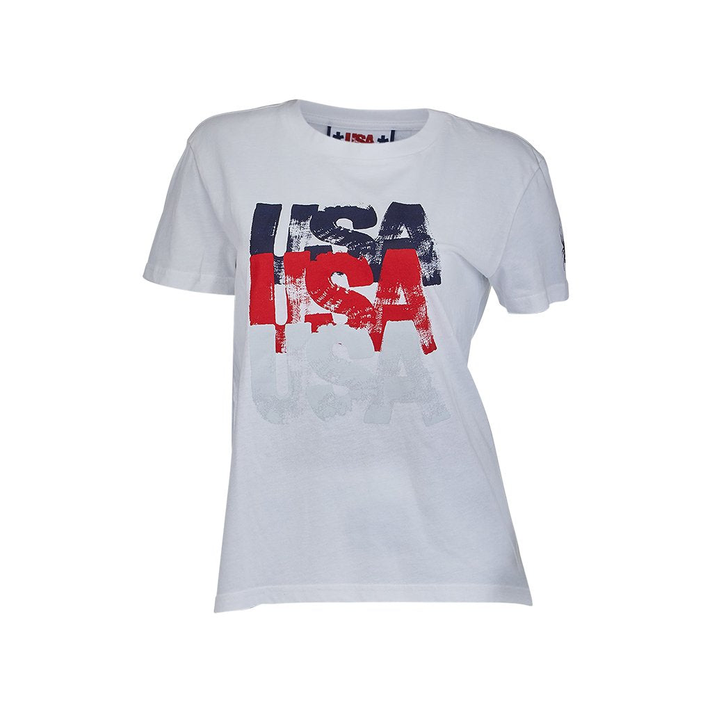 Womens Haze USA Tee - White (2021)