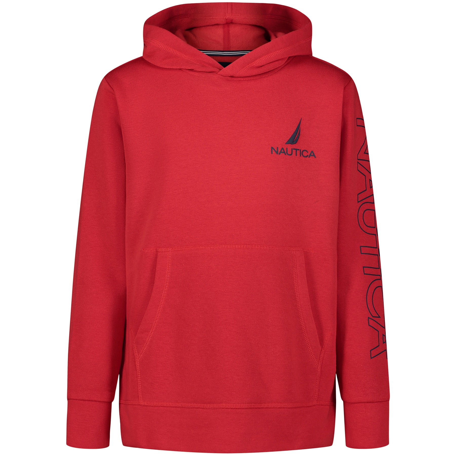 Nautica Little Boys' Puff Logo Hoodie (4-7)